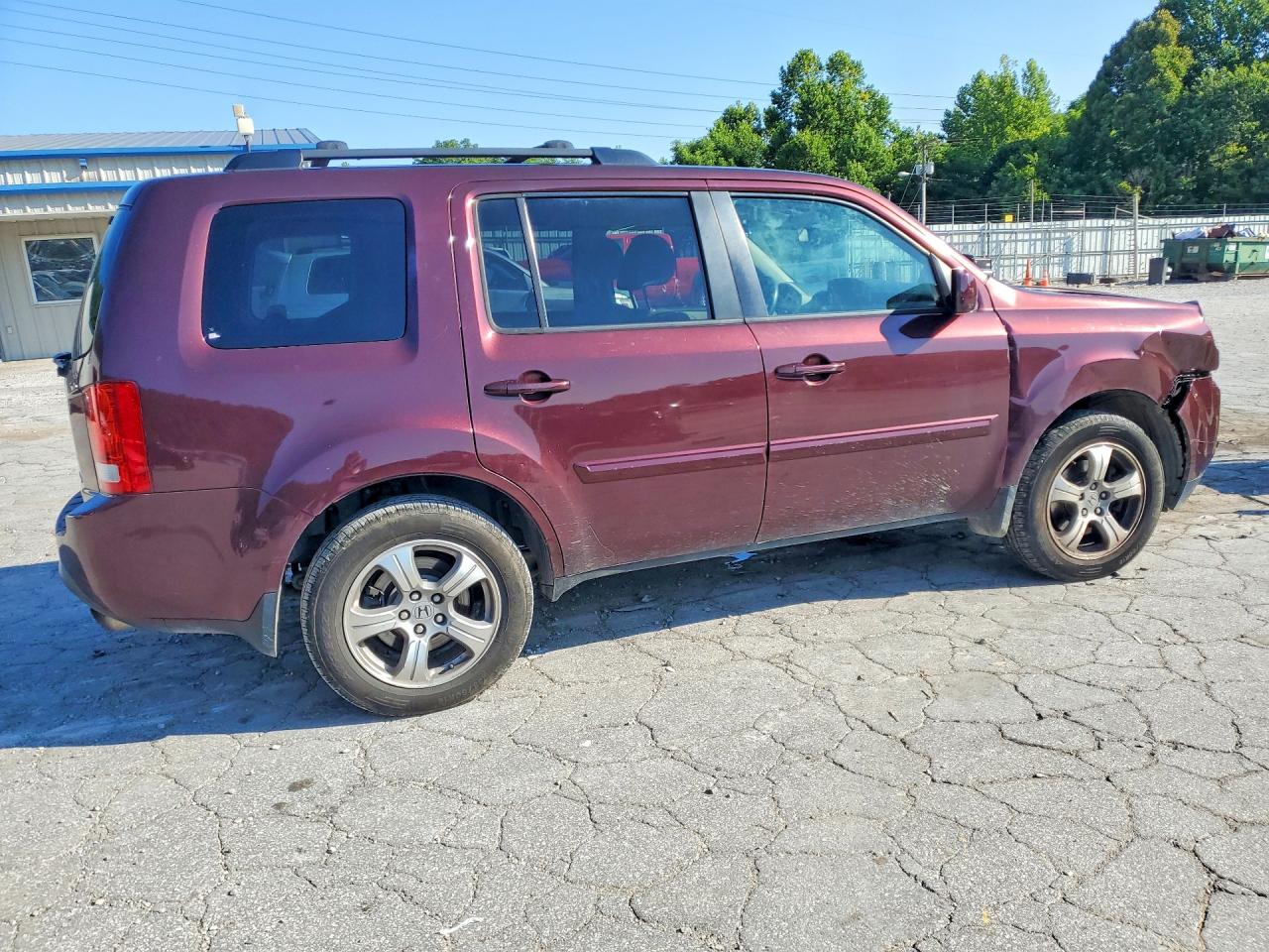 2013 Honda Pilot Ex Бордовый vin: 5FNYF4H43DB060961