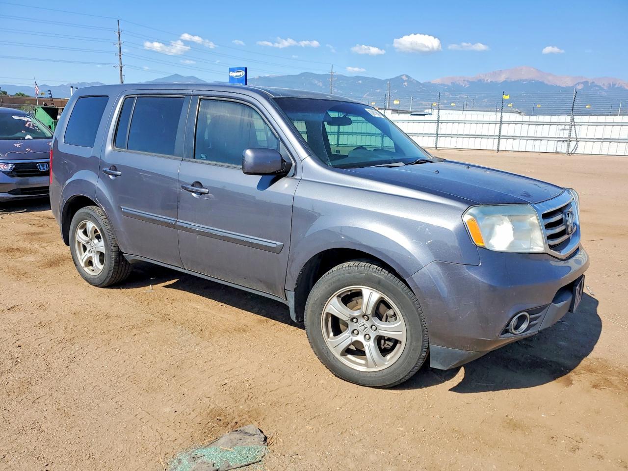 2014 Honda Pilot Ex Charcoal vin: 5FNYF4H43EB052599