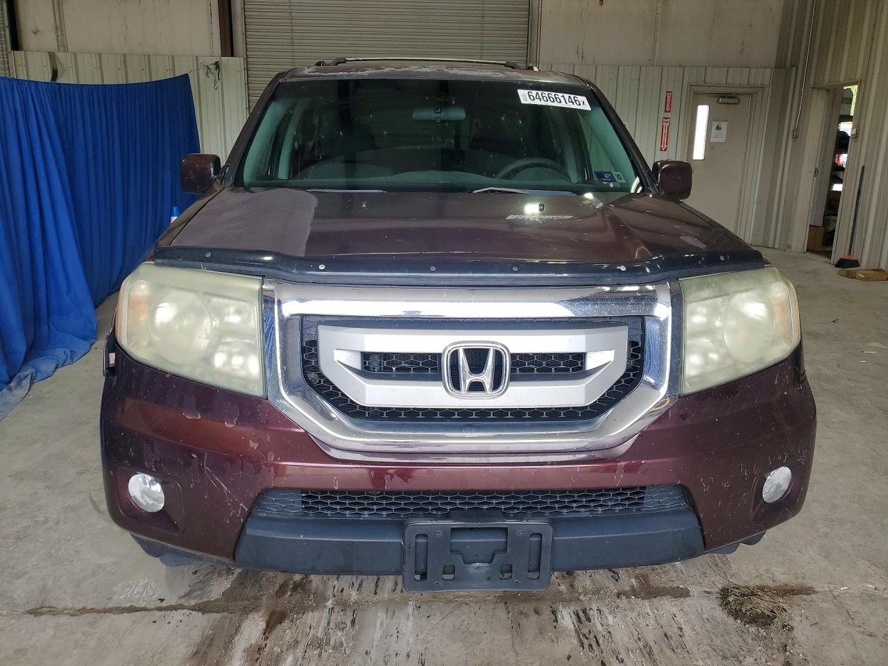 2010 Honda Pilot Ex Burgundy vin: 5FNYF4H44AB028015