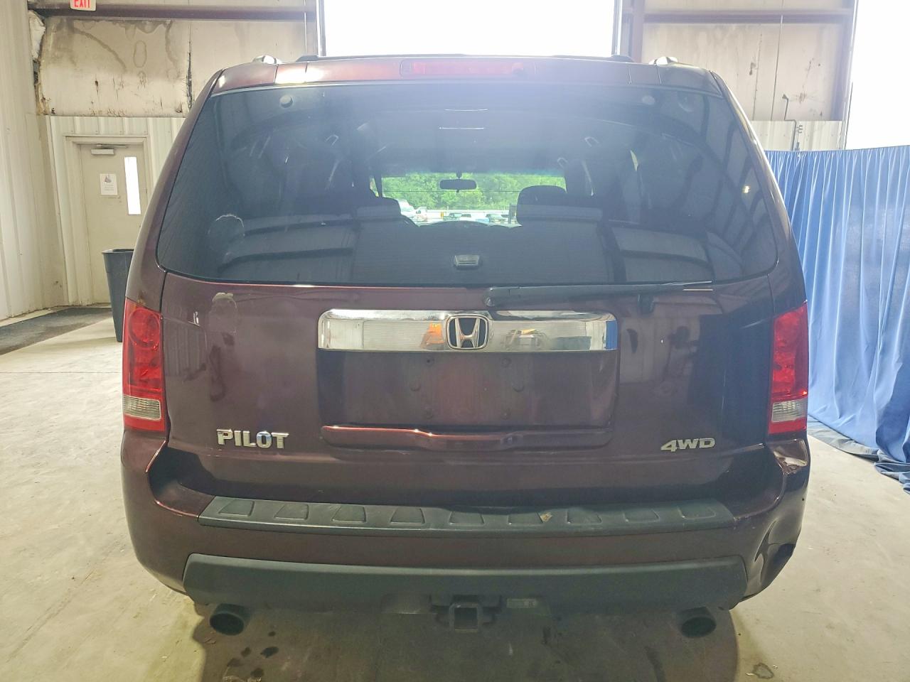 2010 Honda Pilot Ex Burgundy vin: 5FNYF4H44AB028015