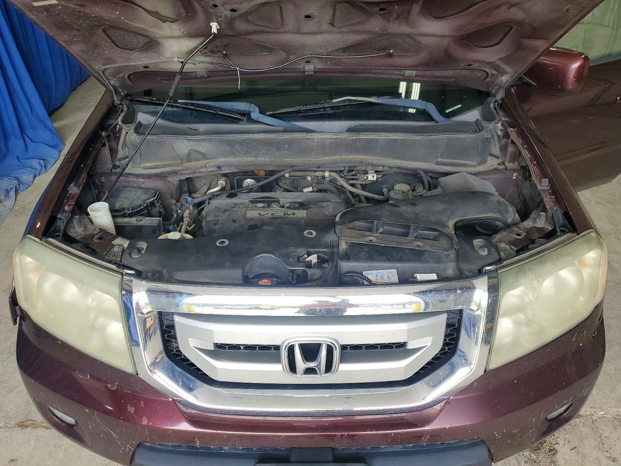 2010 Honda Pilot Ex Burgundy vin: 5FNYF4H44AB028015