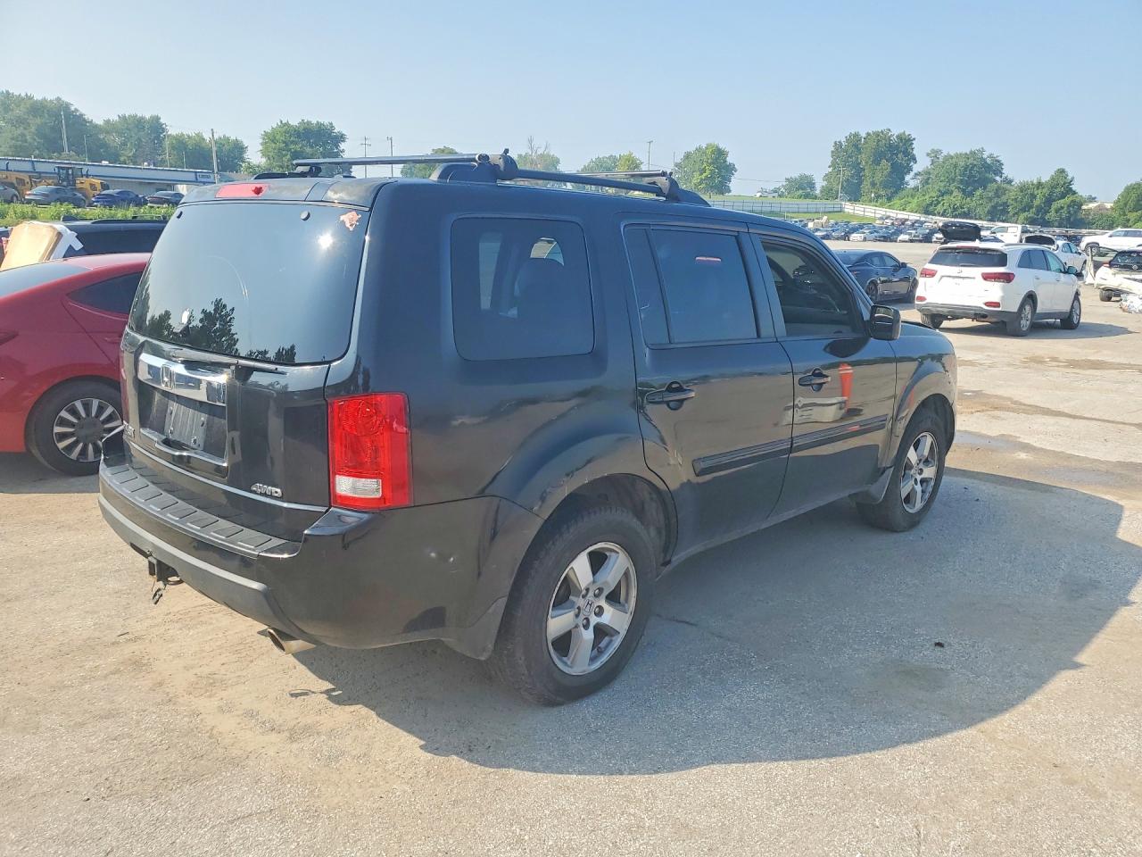 2010 Honda Pilot Ex Черный vin: 5FNYF4H44AB030296
