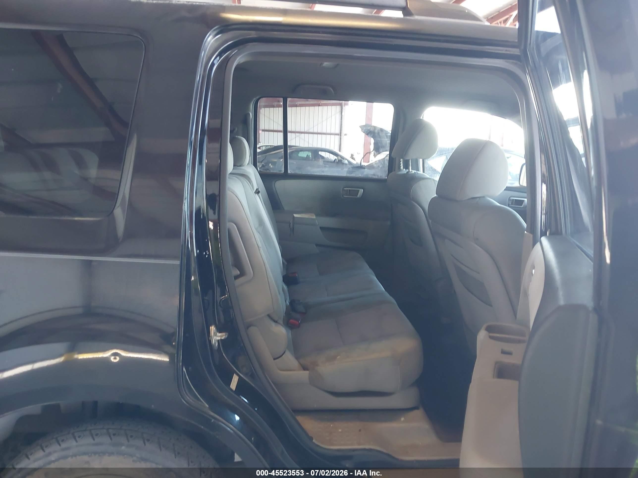 2011 Honda Pilot Ex Black vin: 5FNYF4H44BB017470