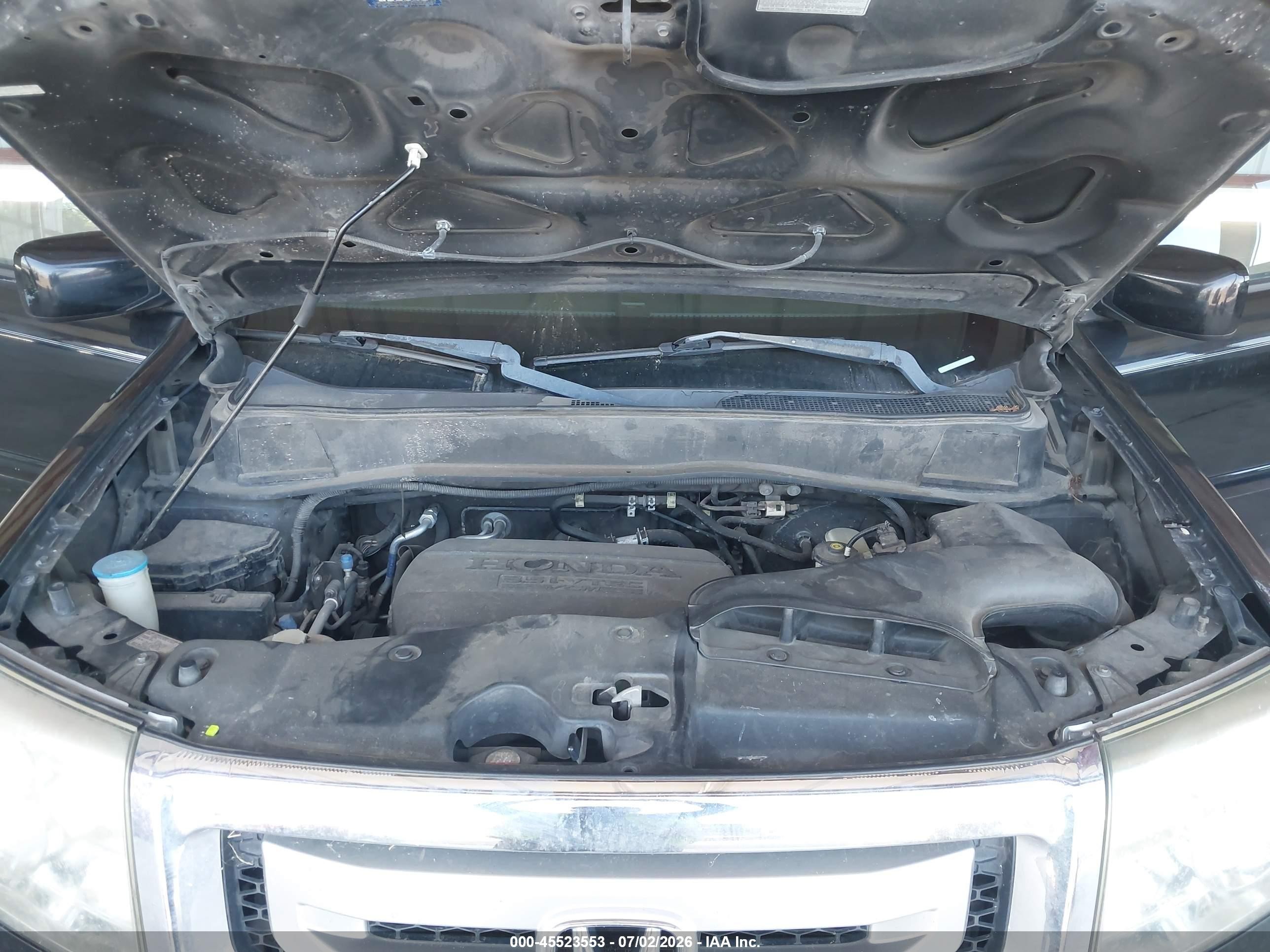 2011 Honda Pilot Ex Black vin: 5FNYF4H44BB017470