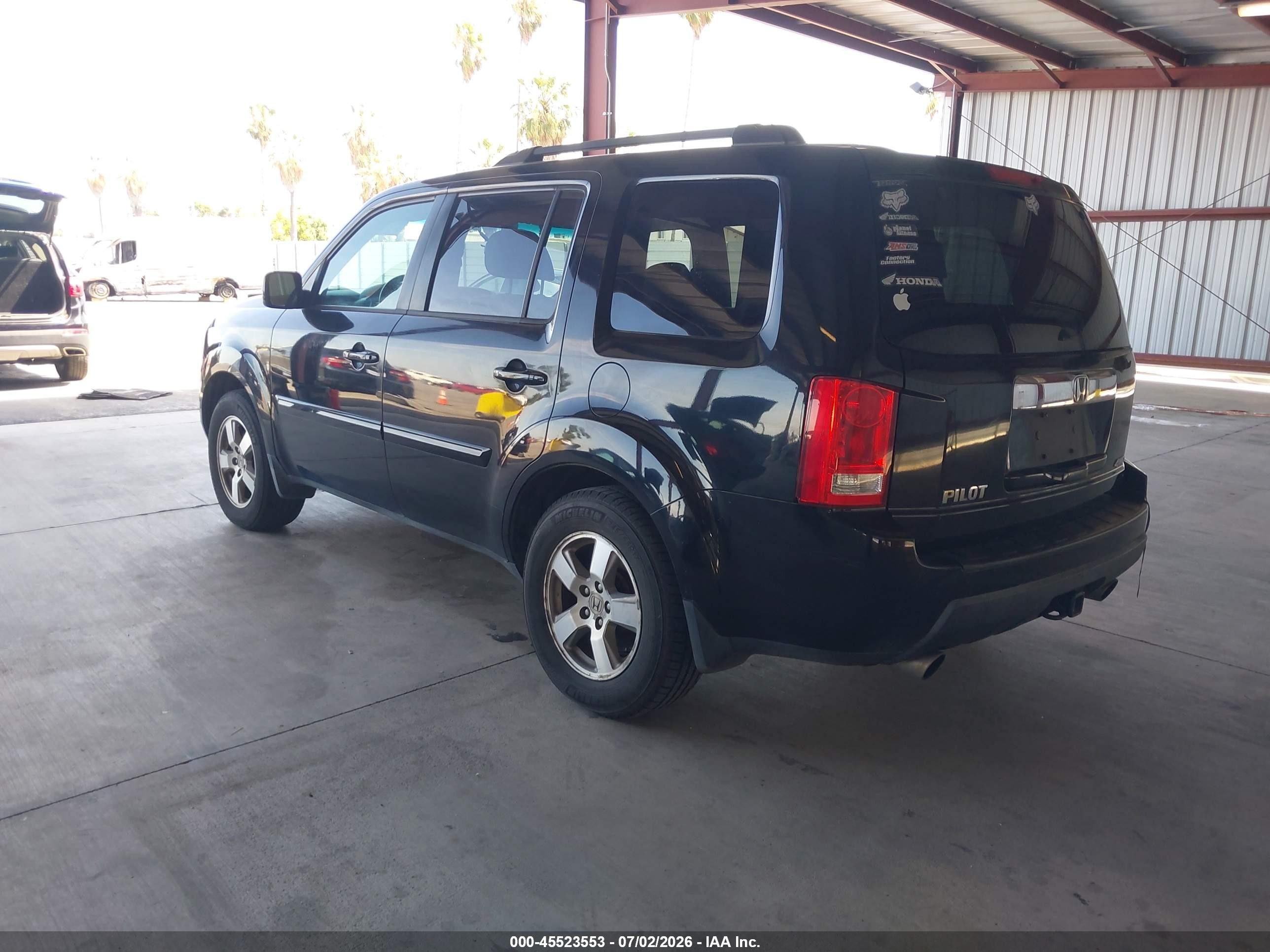 2011 Honda Pilot Ex Black vin: 5FNYF4H44BB017470