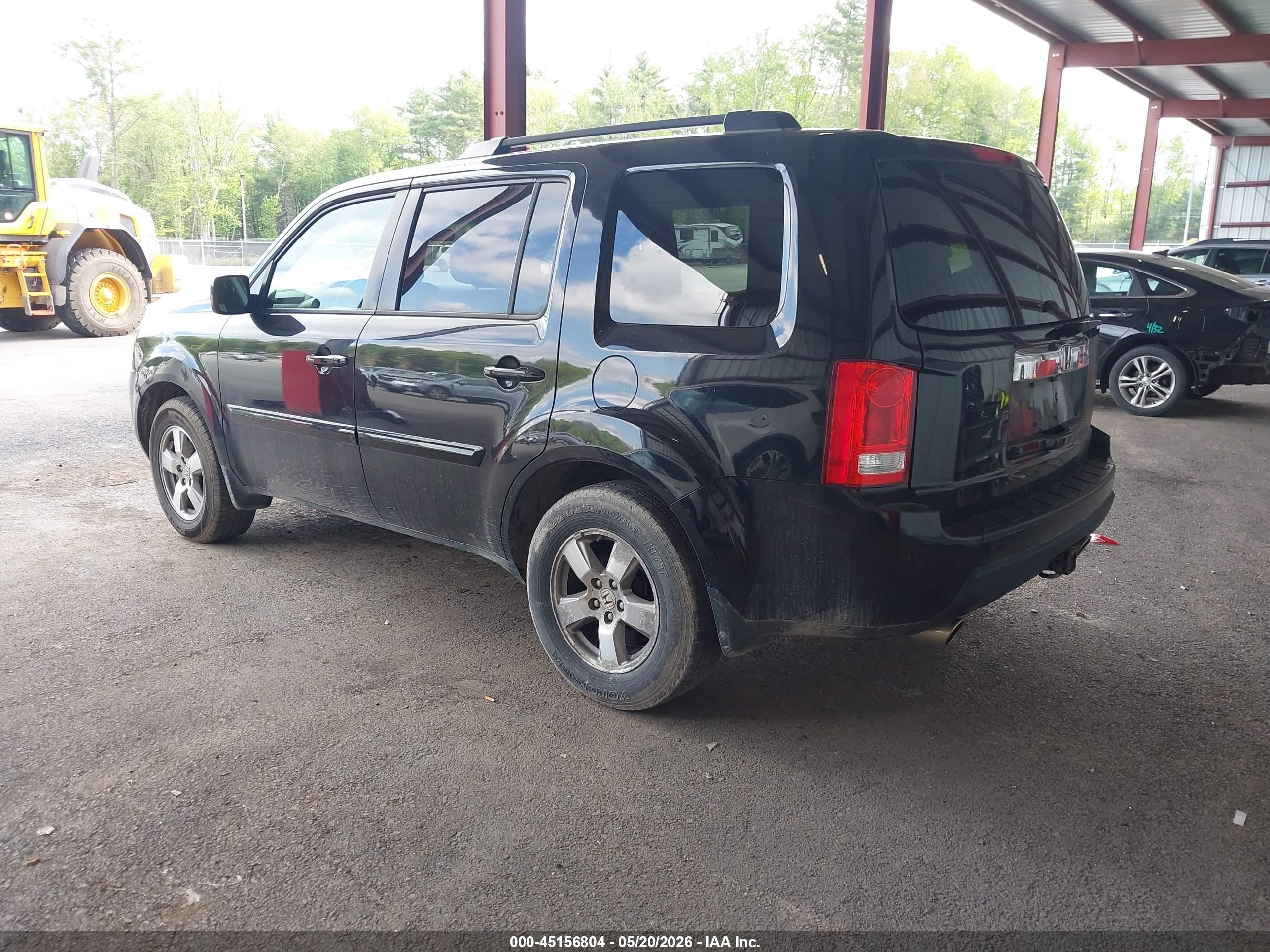 2011 Honda Pilot Ex Black vin: 5FNYF4H44BB072940
