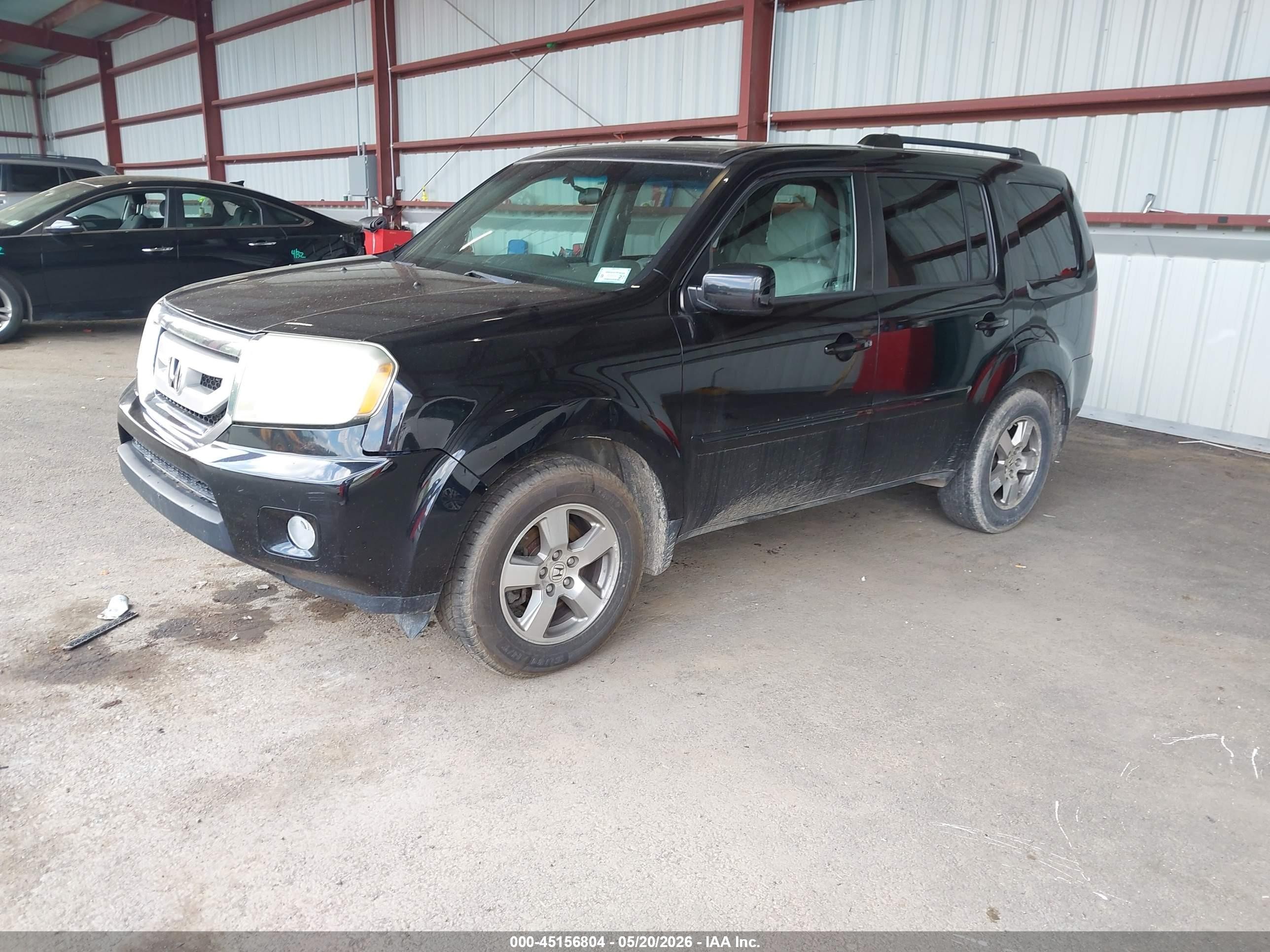 2011 Honda Pilot Ex Black vin: 5FNYF4H44BB072940