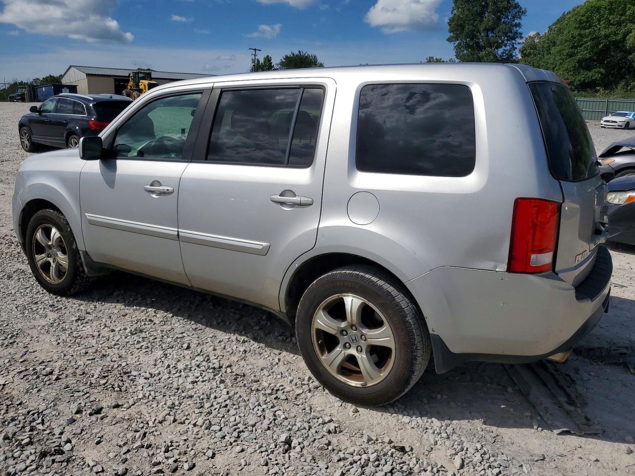 2012 Honda Pilot Ex Silver vin: 5FNYF4H44CB012786