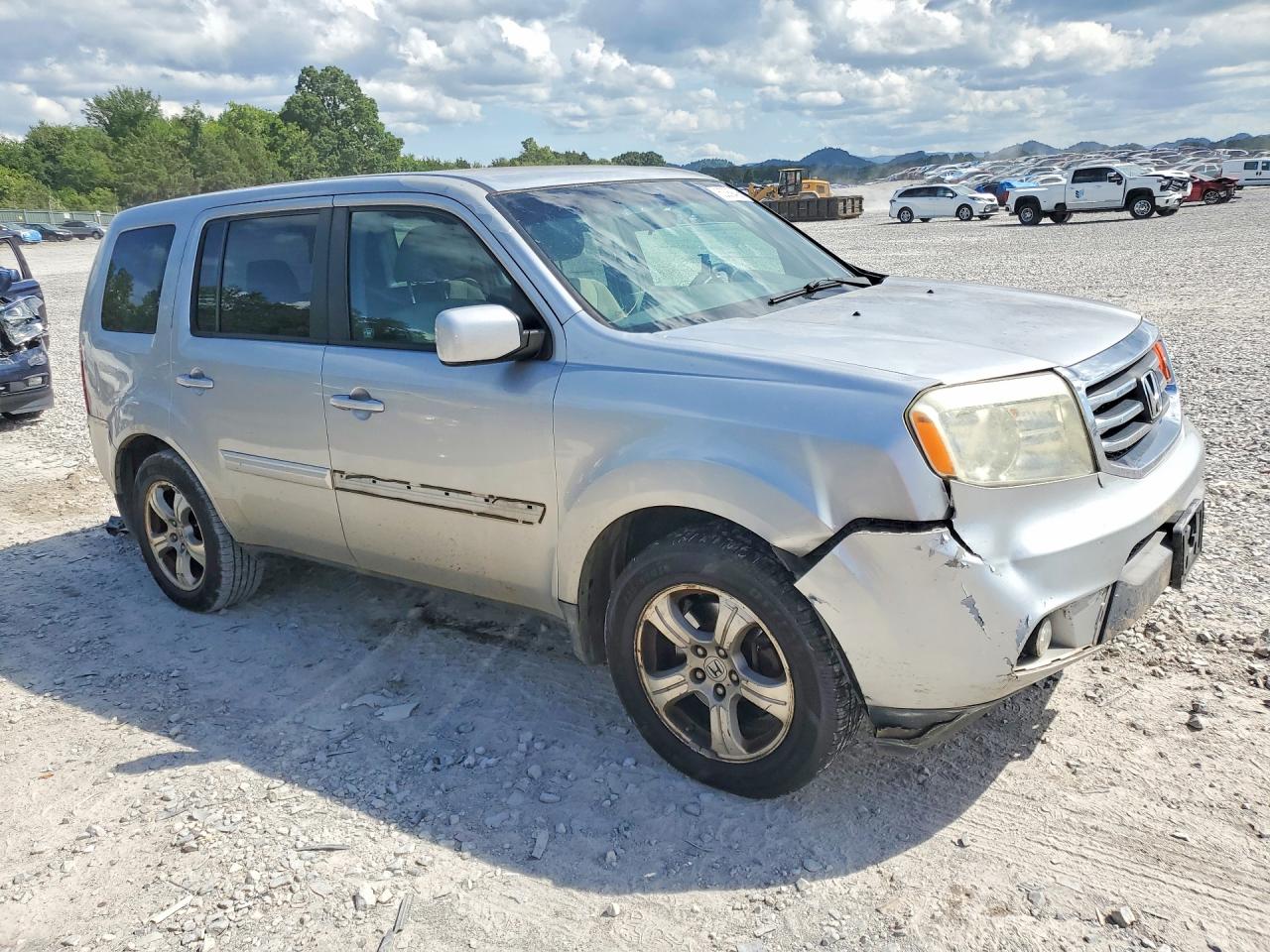 2012 Honda Pilot Ex Silver vin: 5FNYF4H44CB012786