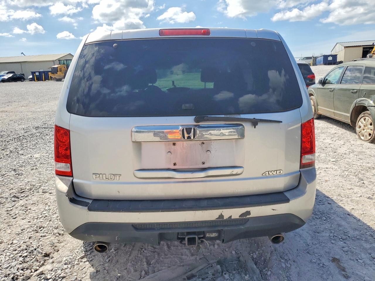 2012 Honda Pilot Ex Silver vin: 5FNYF4H44CB012786