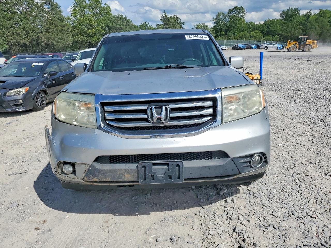 2012 Honda Pilot Ex Silver vin: 5FNYF4H44CB012786