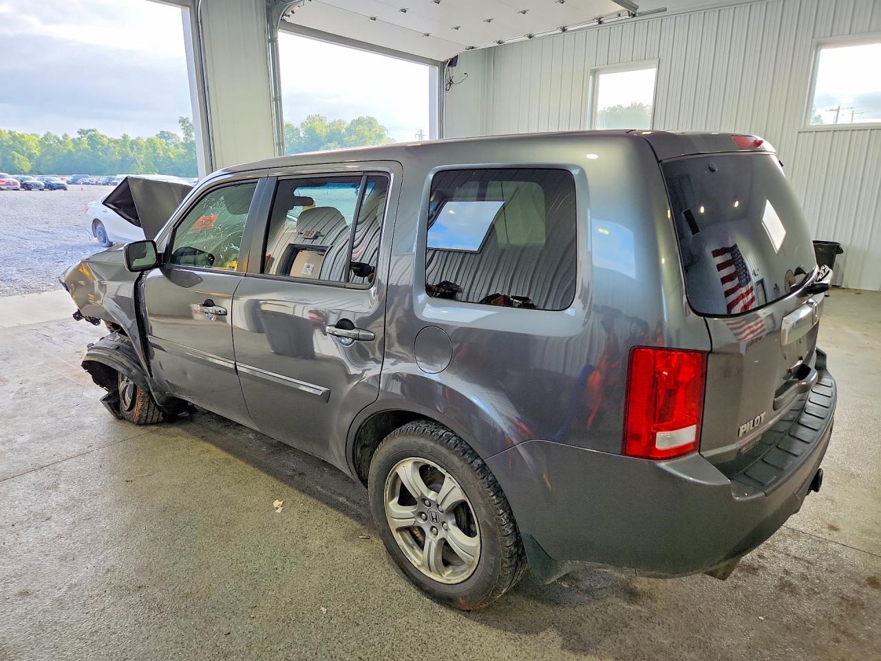 2012 Honda Pilot Ex Gray vin: 5FNYF4H44CB044556