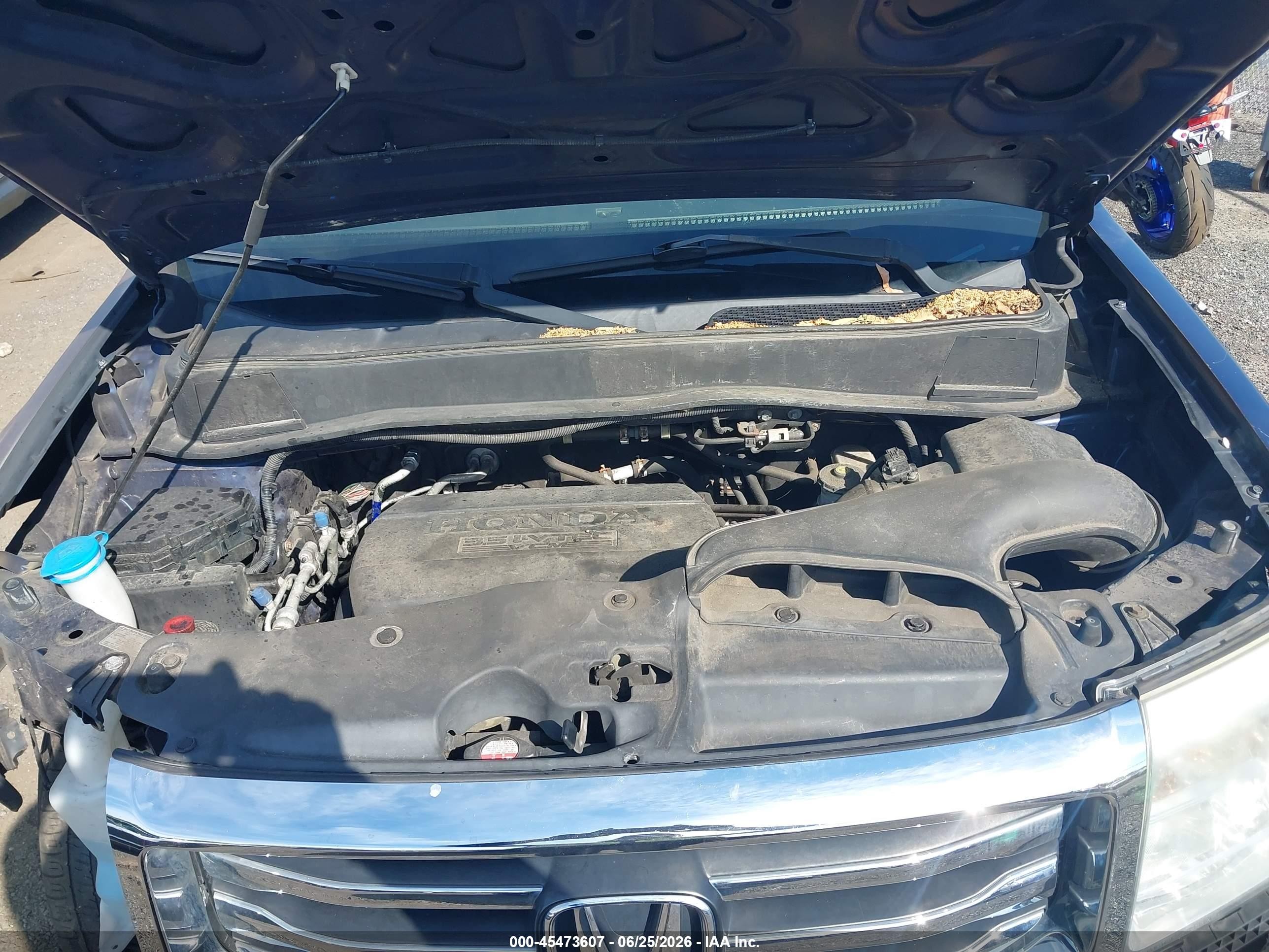 2013 Honda Pilot Ex Синий vin: 5FNYF4H44DB030240