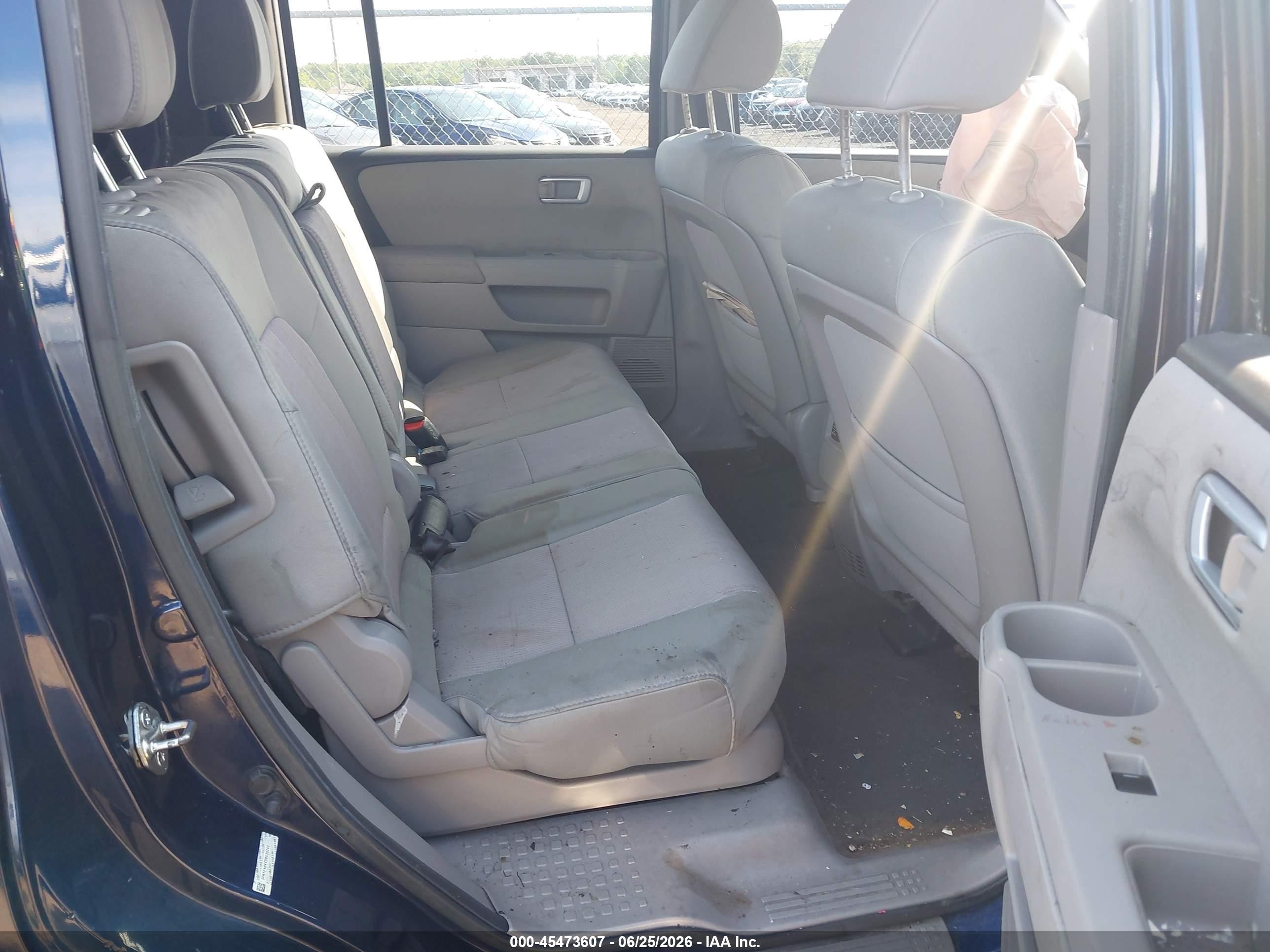 2013 Honda Pilot Ex Синий vin: 5FNYF4H44DB030240