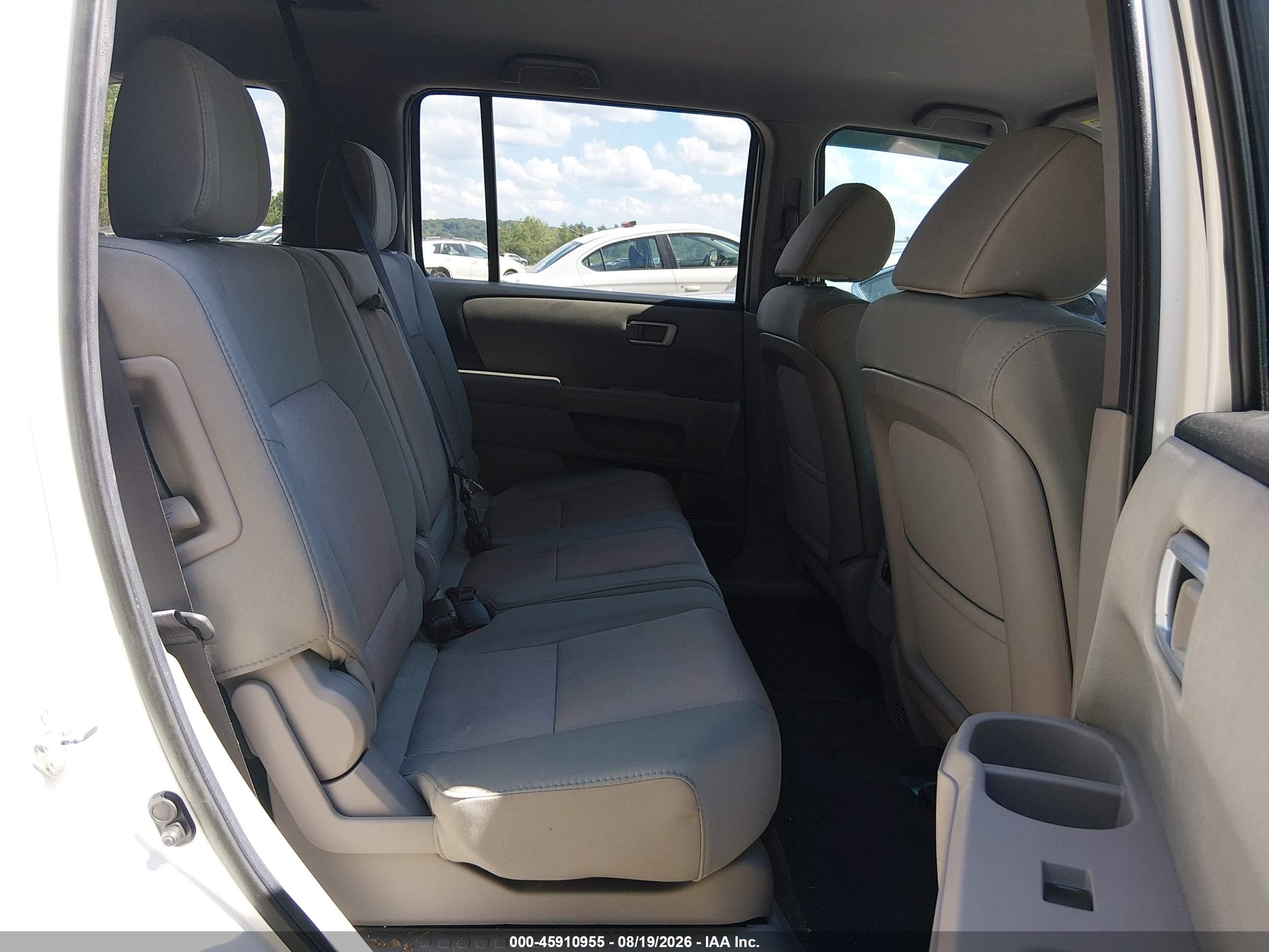 2013 Honda Pilot Ex Белый vin: 5FNYF4H44DB085660