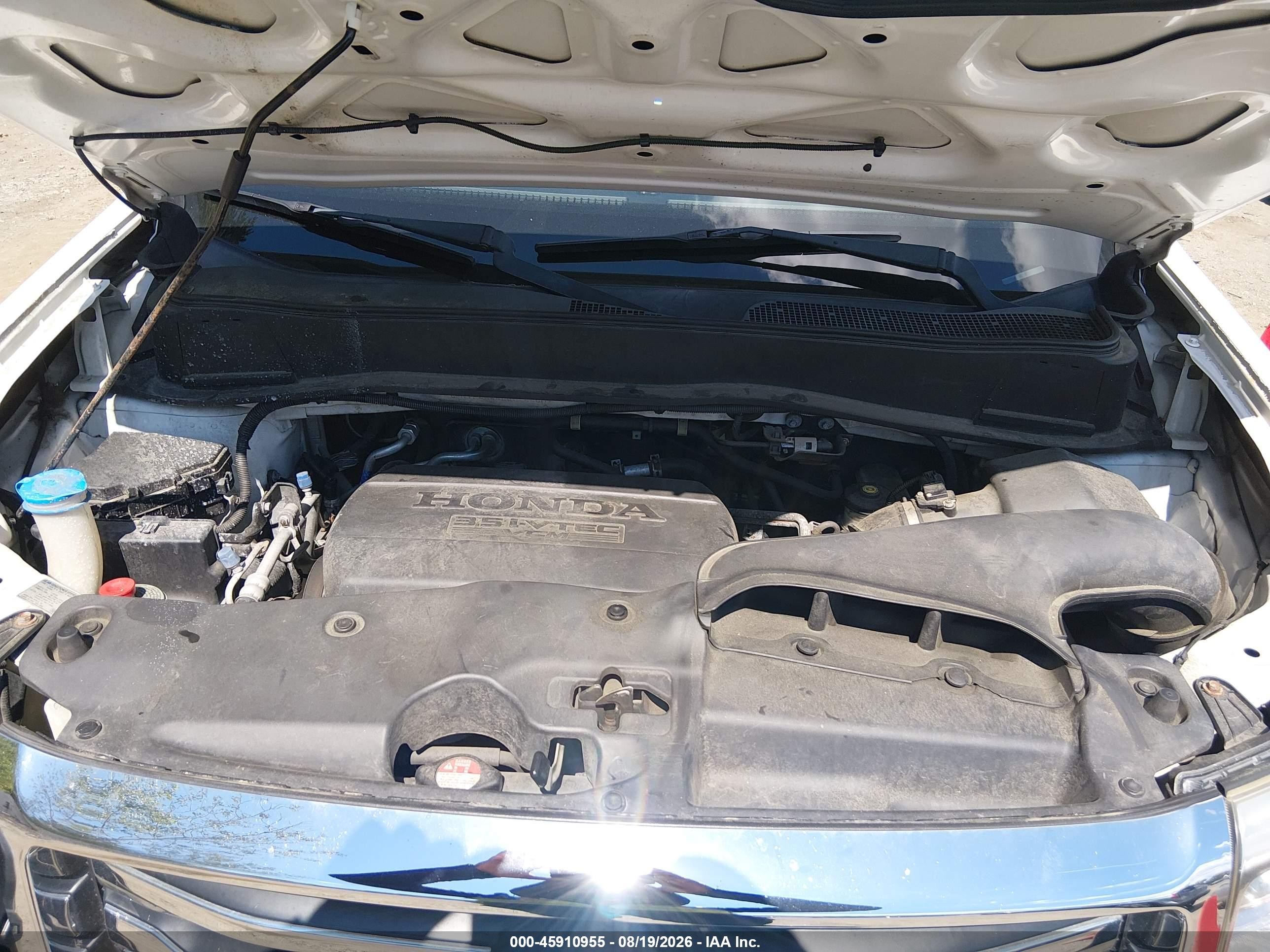2013 Honda Pilot Ex Белый vin: 5FNYF4H44DB085660