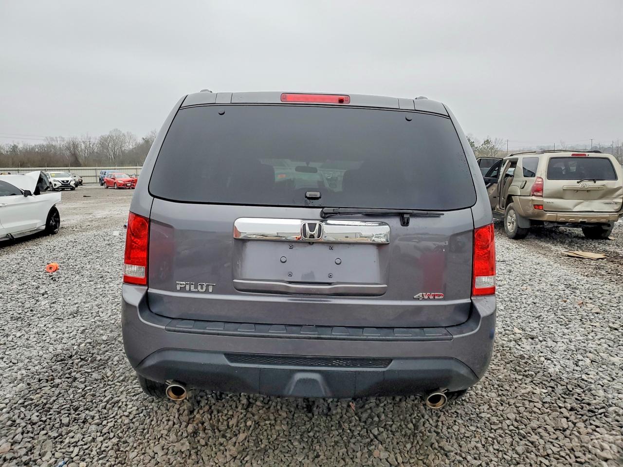 2015 Honda Pilot Ex Серый vin: 5FNYF4H44FB005471