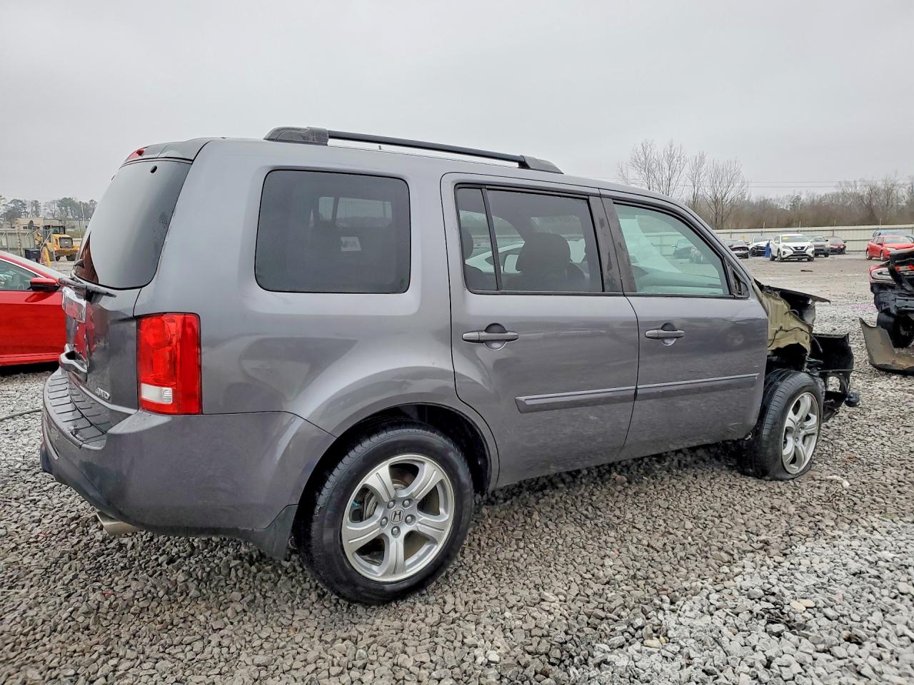 2015 Honda Pilot Ex Серый vin: 5FNYF4H44FB005471