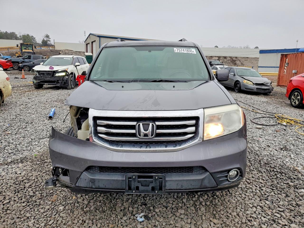 2015 Honda Pilot Ex Серый vin: 5FNYF4H44FB005471