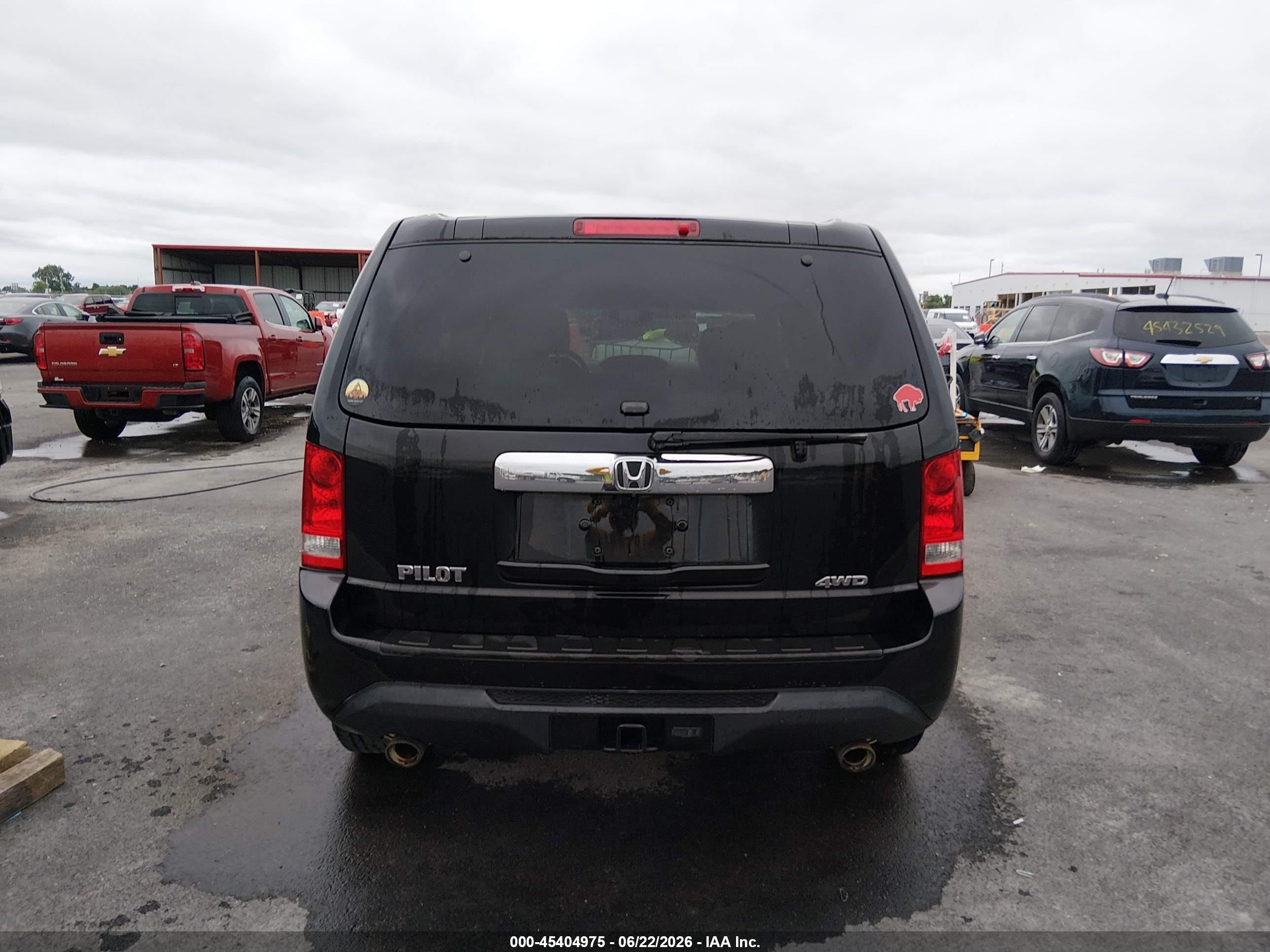 2015 Honda Pilot Ex Black vin: 5FNYF4H44FB012873