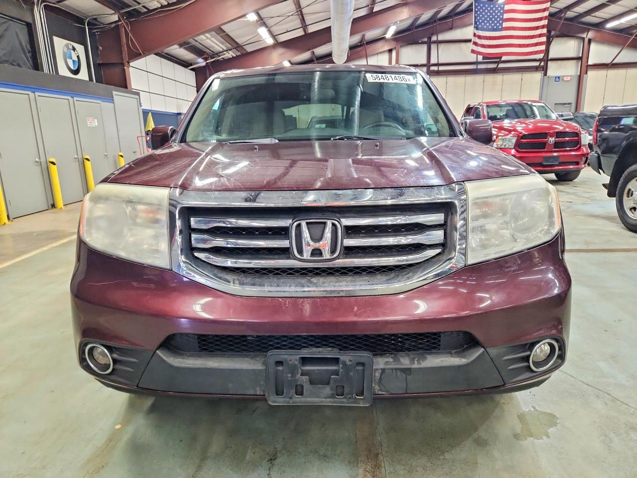2015 Honda Pilot Ex Burgundy vin: 5FNYF4H44FB013313