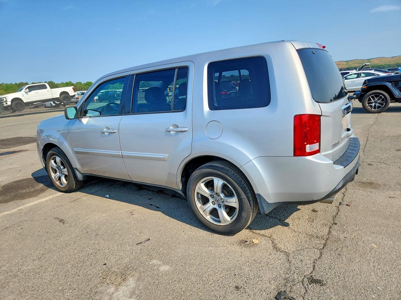2015 Honda Pilot Ex Silver vin: 5FNYF4H44FB073155