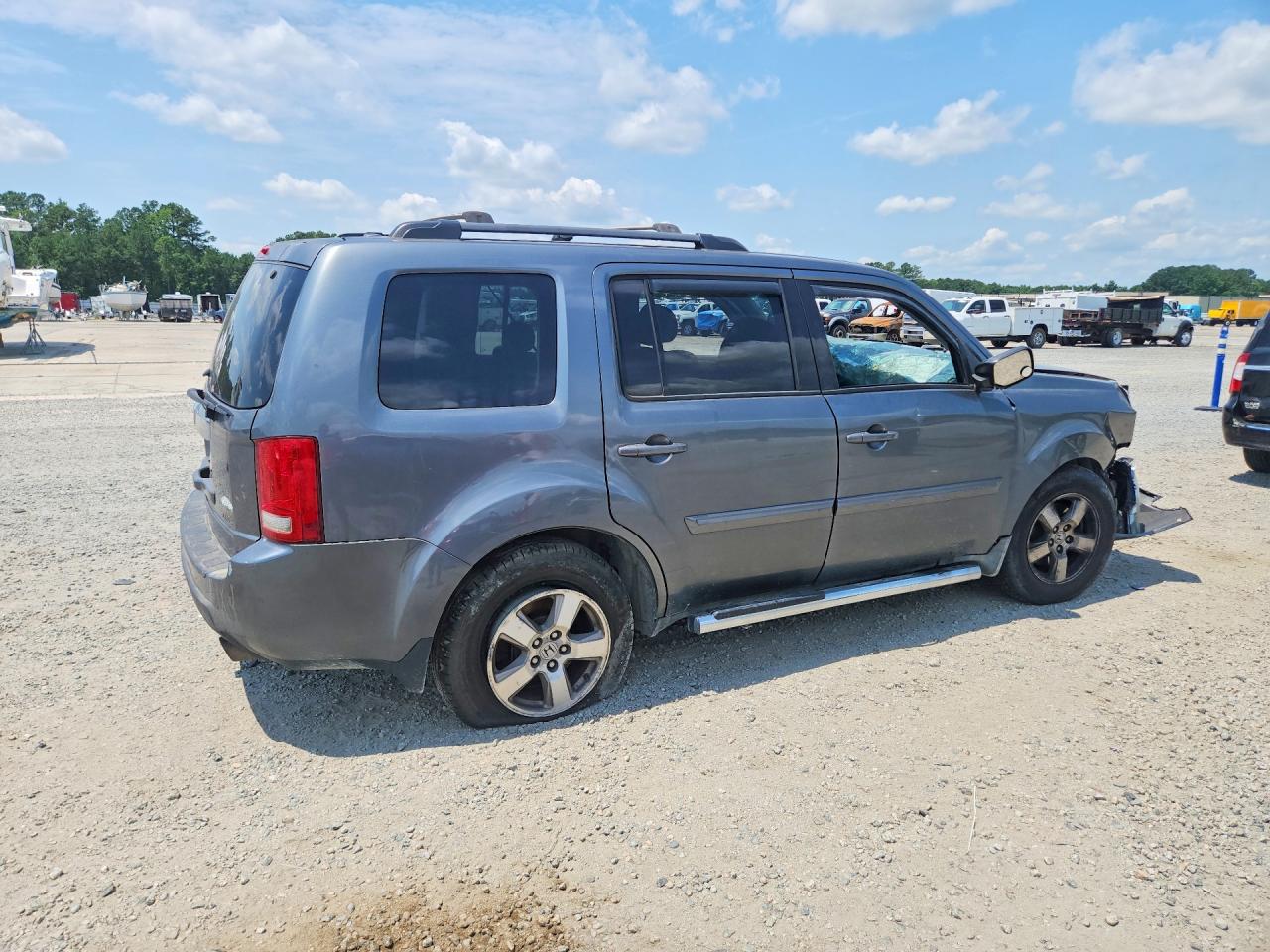 2010 Honda Pilot Ex Charcoal vin: 5FNYF4H45AB019131