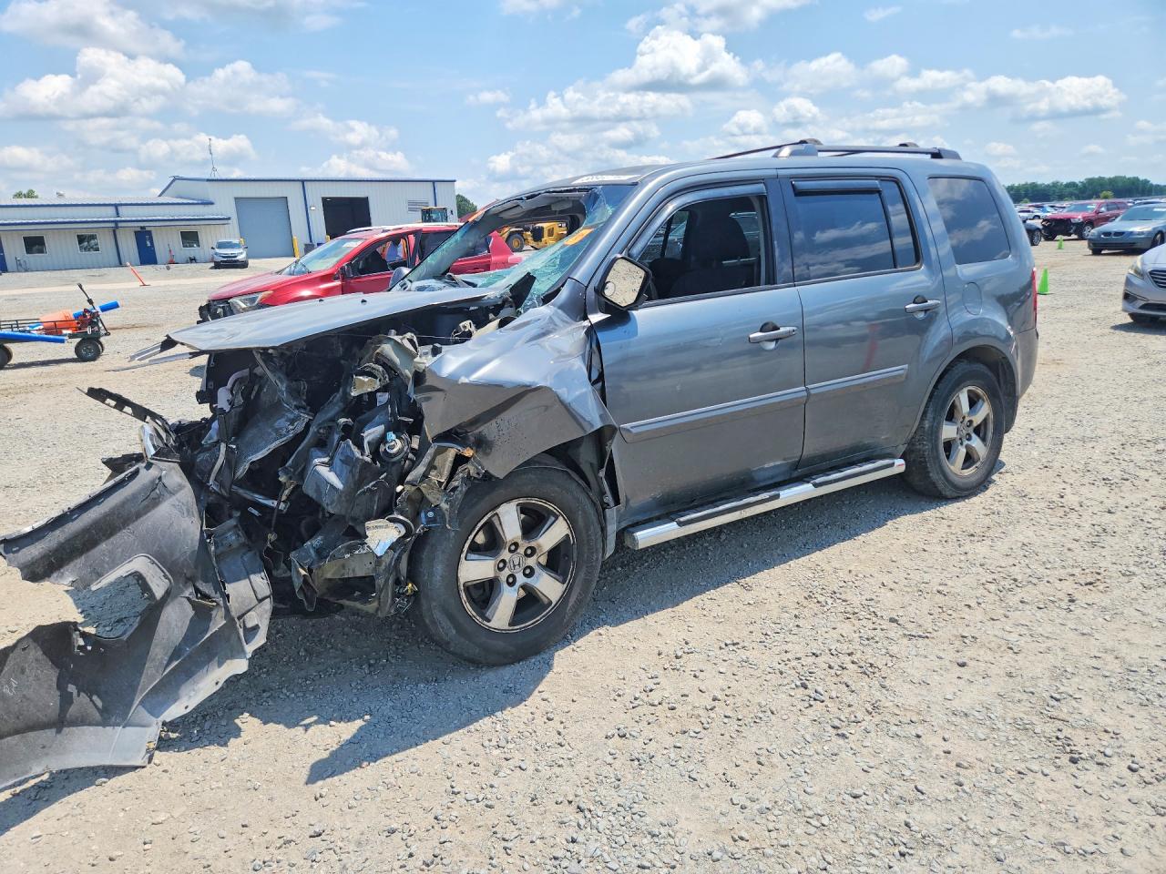 2010 Honda Pilot Ex Charcoal vin: 5FNYF4H45AB019131