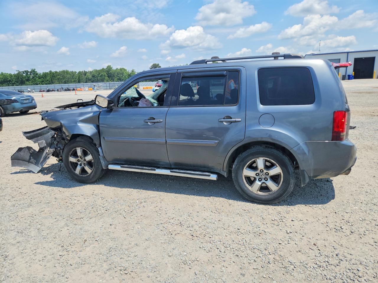 2010 Honda Pilot Ex Charcoal vin: 5FNYF4H45AB019131