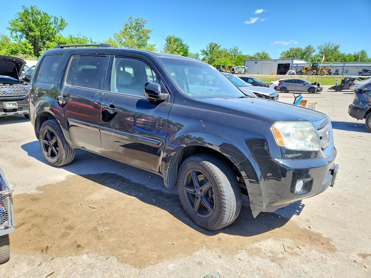 2010 Honda Pilot Ex Black vin: 5FNYF4H45AB037273