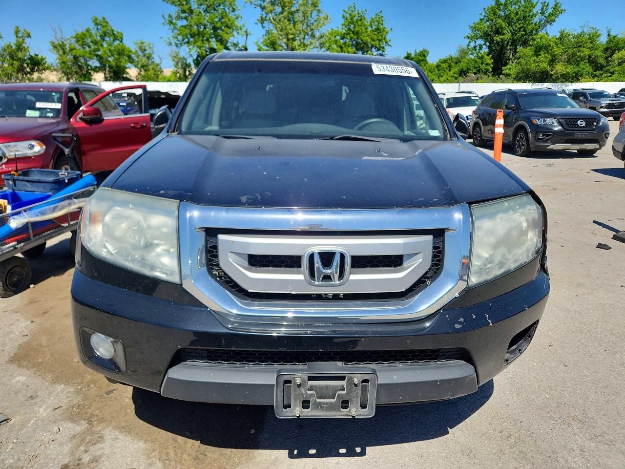 2010 Honda Pilot Ex Black vin: 5FNYF4H45AB037273