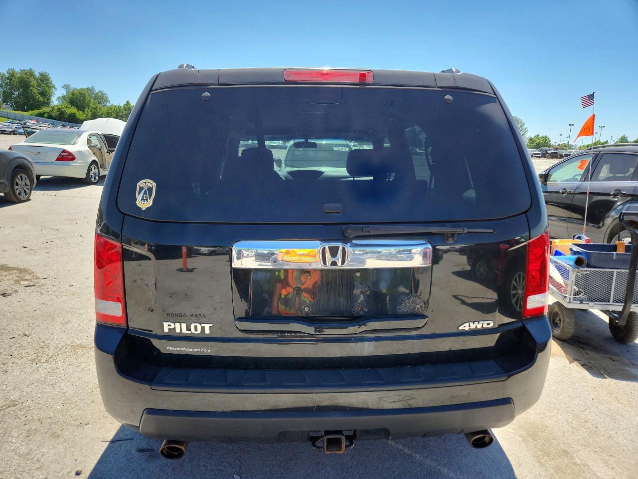 2010 Honda Pilot Ex Black vin: 5FNYF4H45AB037273