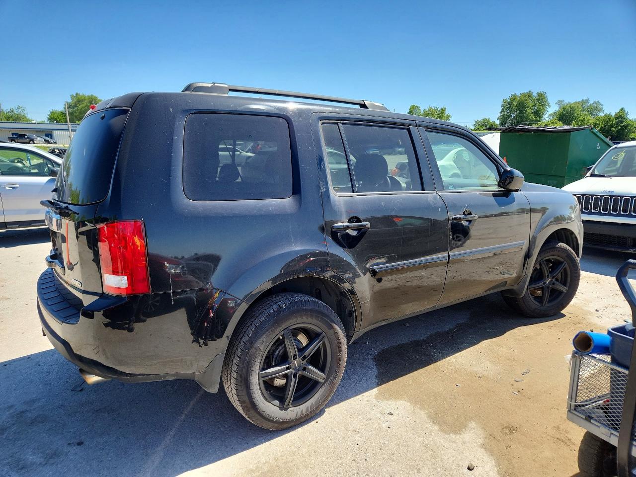 2010 Honda Pilot Ex Black vin: 5FNYF4H45AB037273