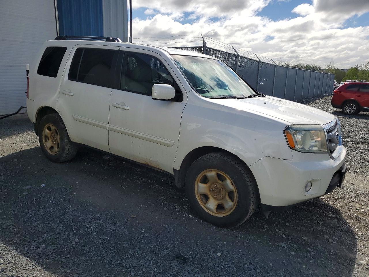 2011 Honda Pilot Ex White vin: 5FNYF4H45BB501065