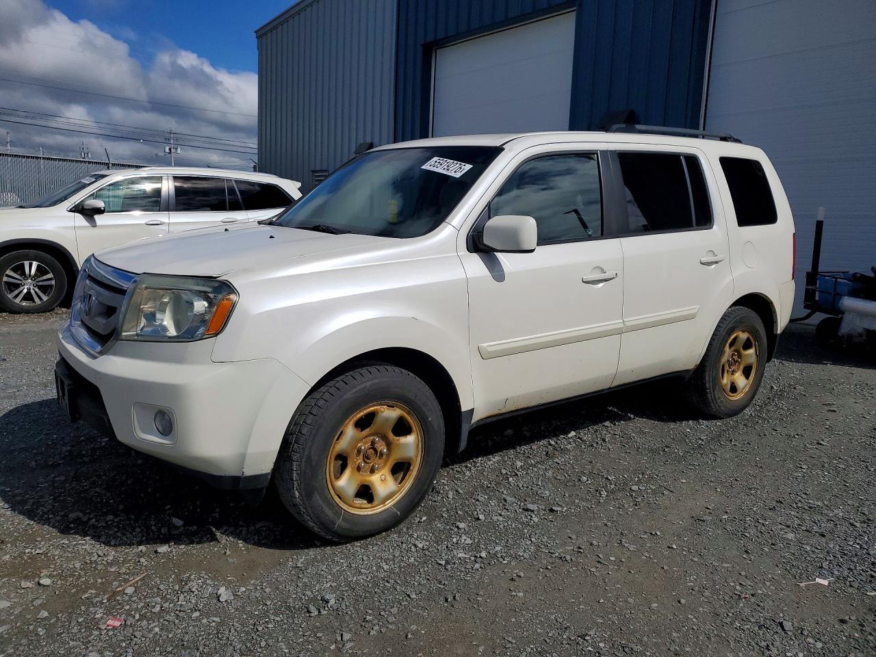 2011 Honda Pilot Ex White vin: 5FNYF4H45BB501065