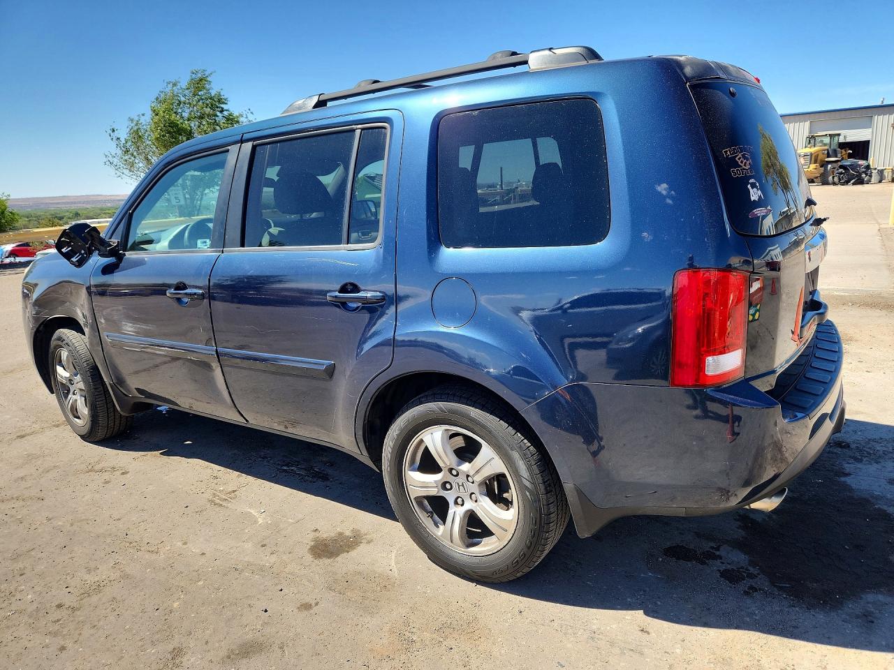 2012 Honda Pilot Ex Blue vin: 5FNYF4H45CB009704