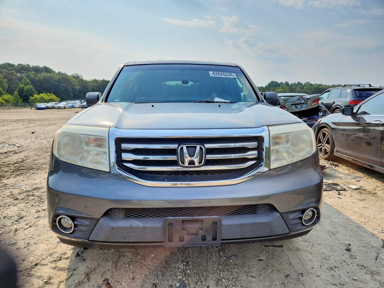 2012 Honda Pilot Ex Gray vin: 5FNYF4H45CB017012