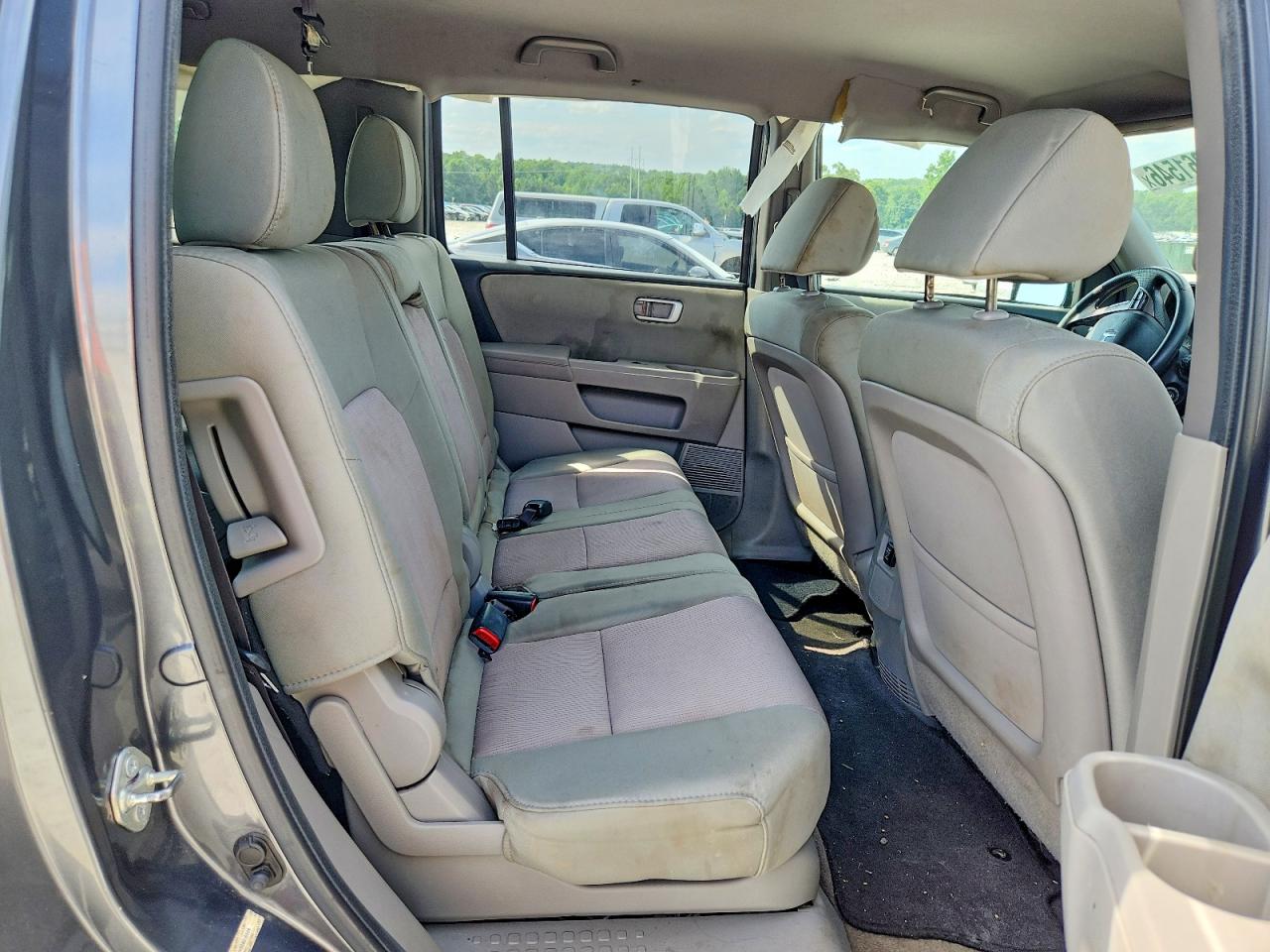 2013 Honda Pilot Ex Gray vin: 5FNYF4H45DB015326