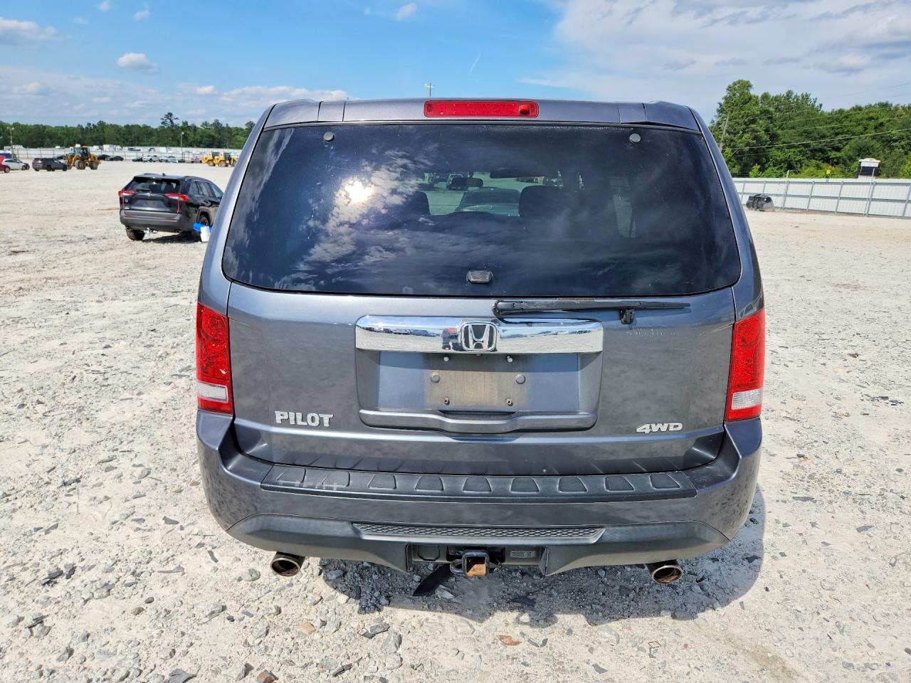2013 Honda Pilot Ex Gray vin: 5FNYF4H45DB015326