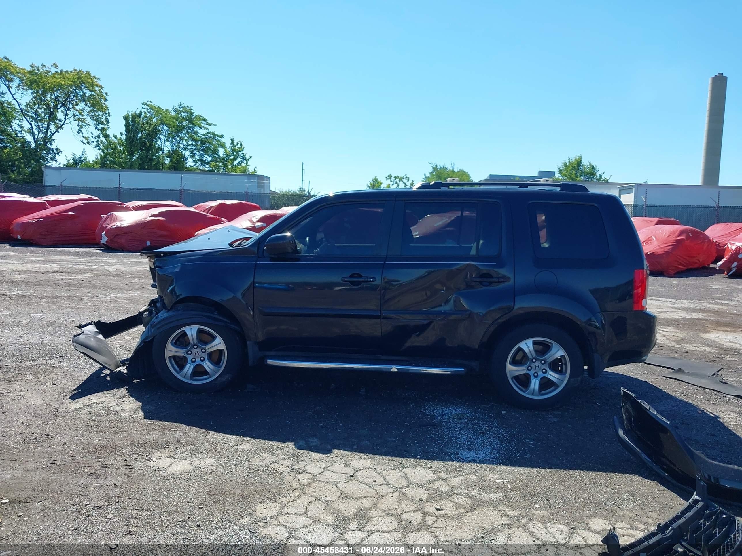 2013 Honda Pilot Ex Black vin: 5FNYF4H45DB085120