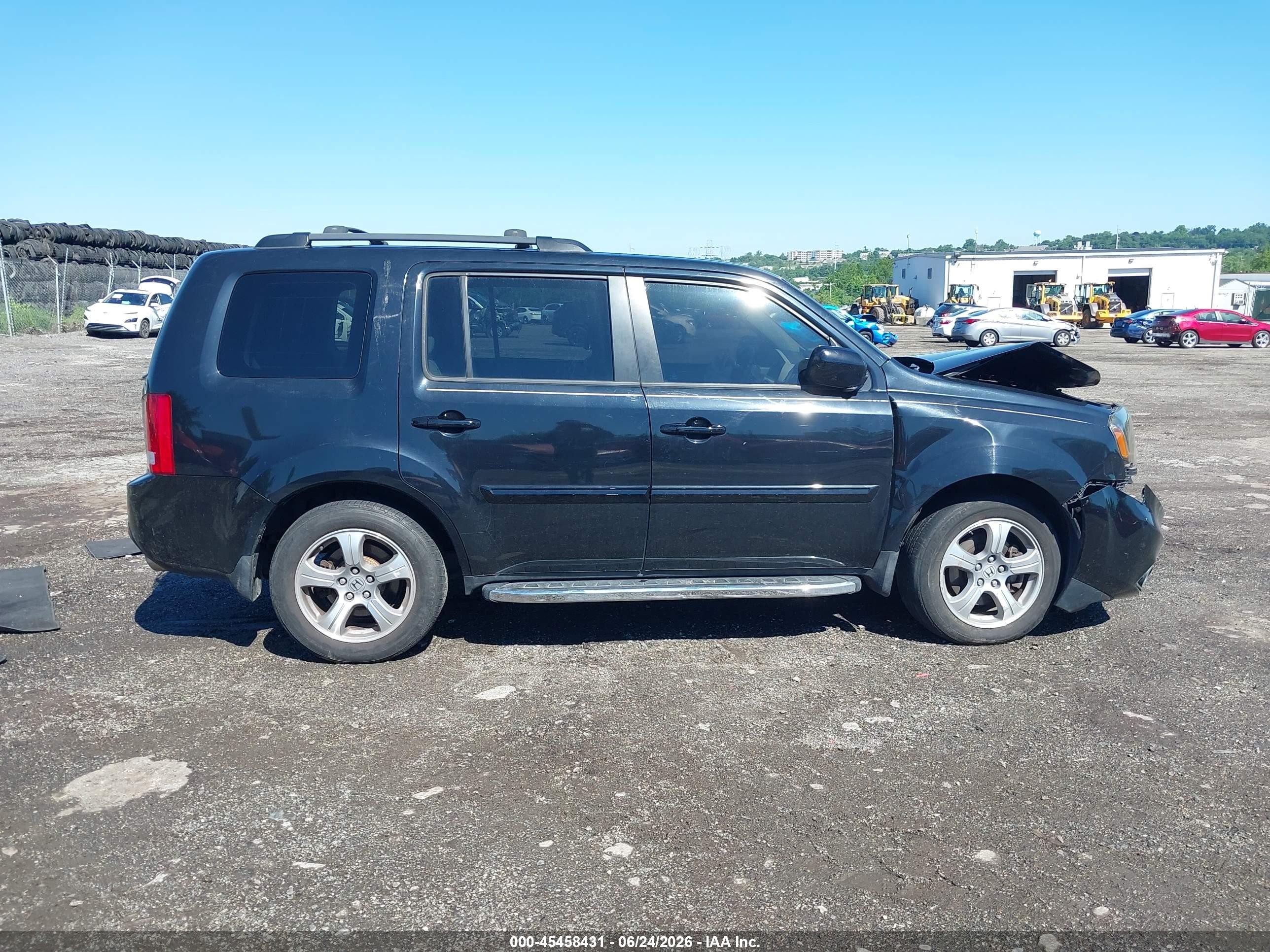 2013 Honda Pilot Ex Black vin: 5FNYF4H45DB085120