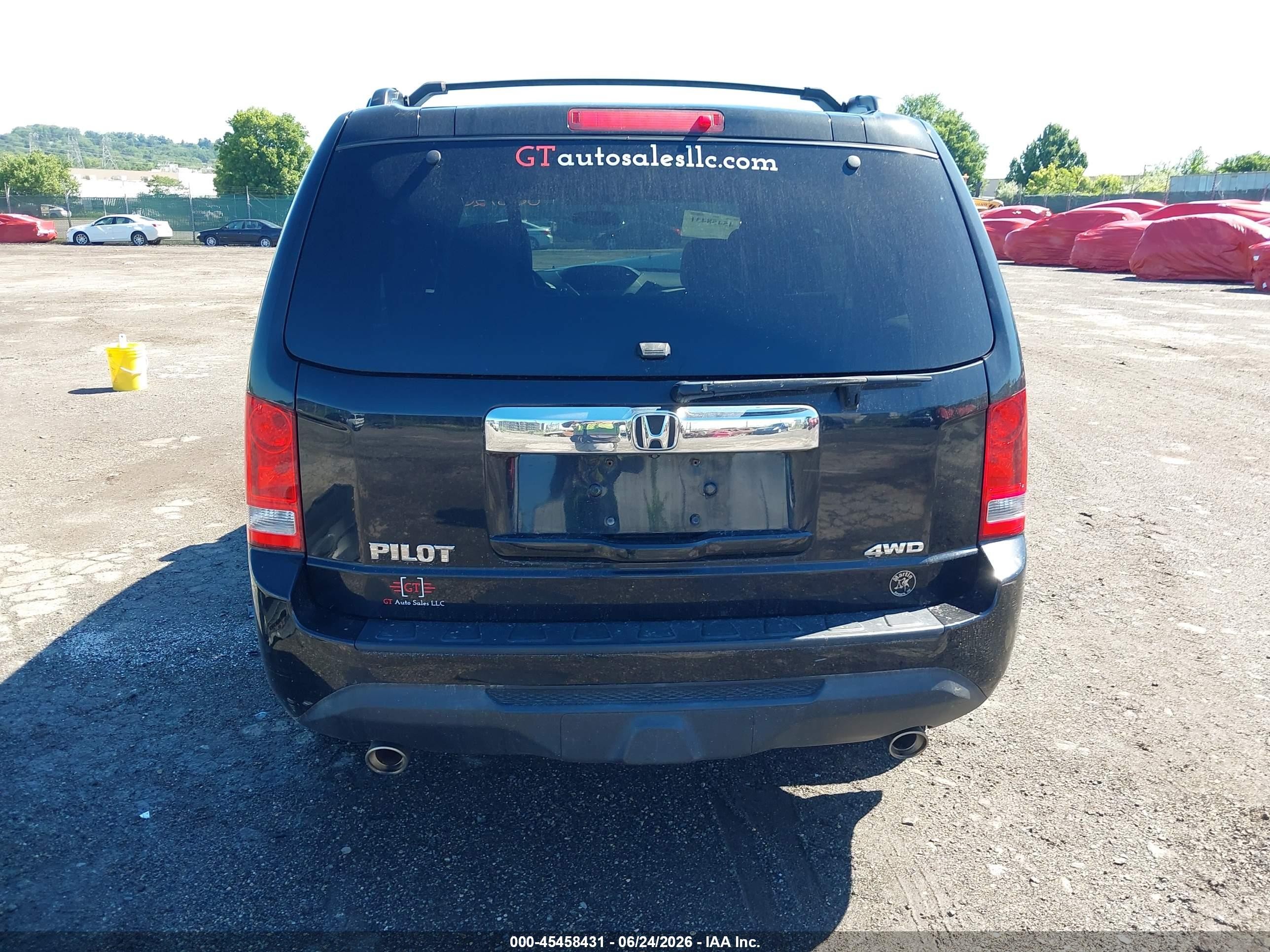 2013 Honda Pilot Ex Black vin: 5FNYF4H45DB085120