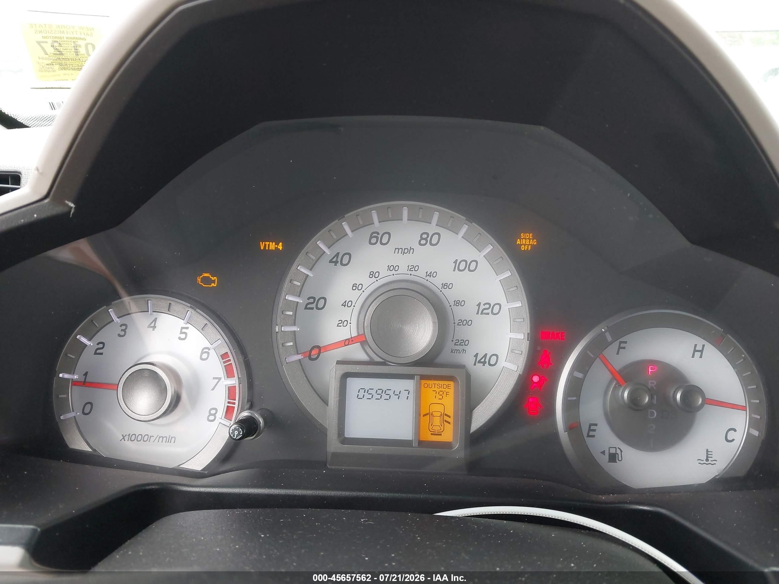 2014 Honda Pilot Ex Серый vin: 5FNYF4H45EB050594