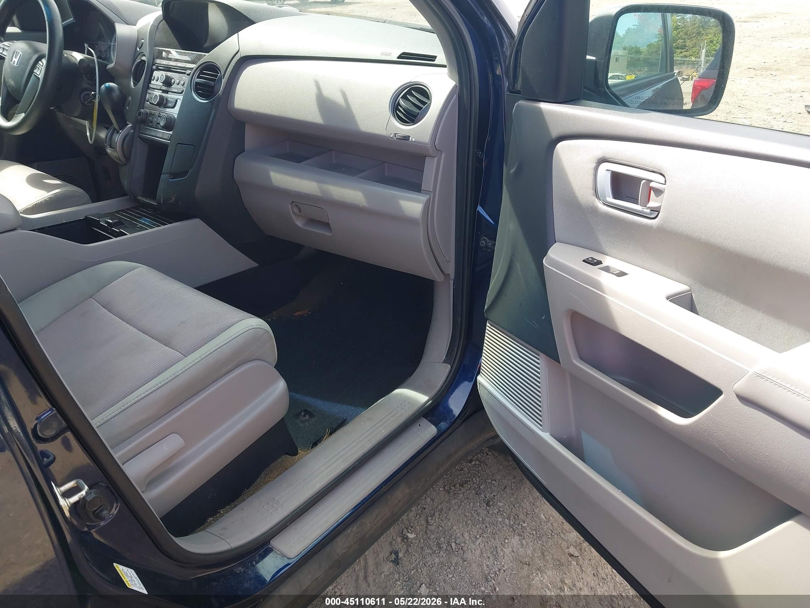 2014 Honda Pilot Ex Синий vin: 5FNYF4H45EB053804