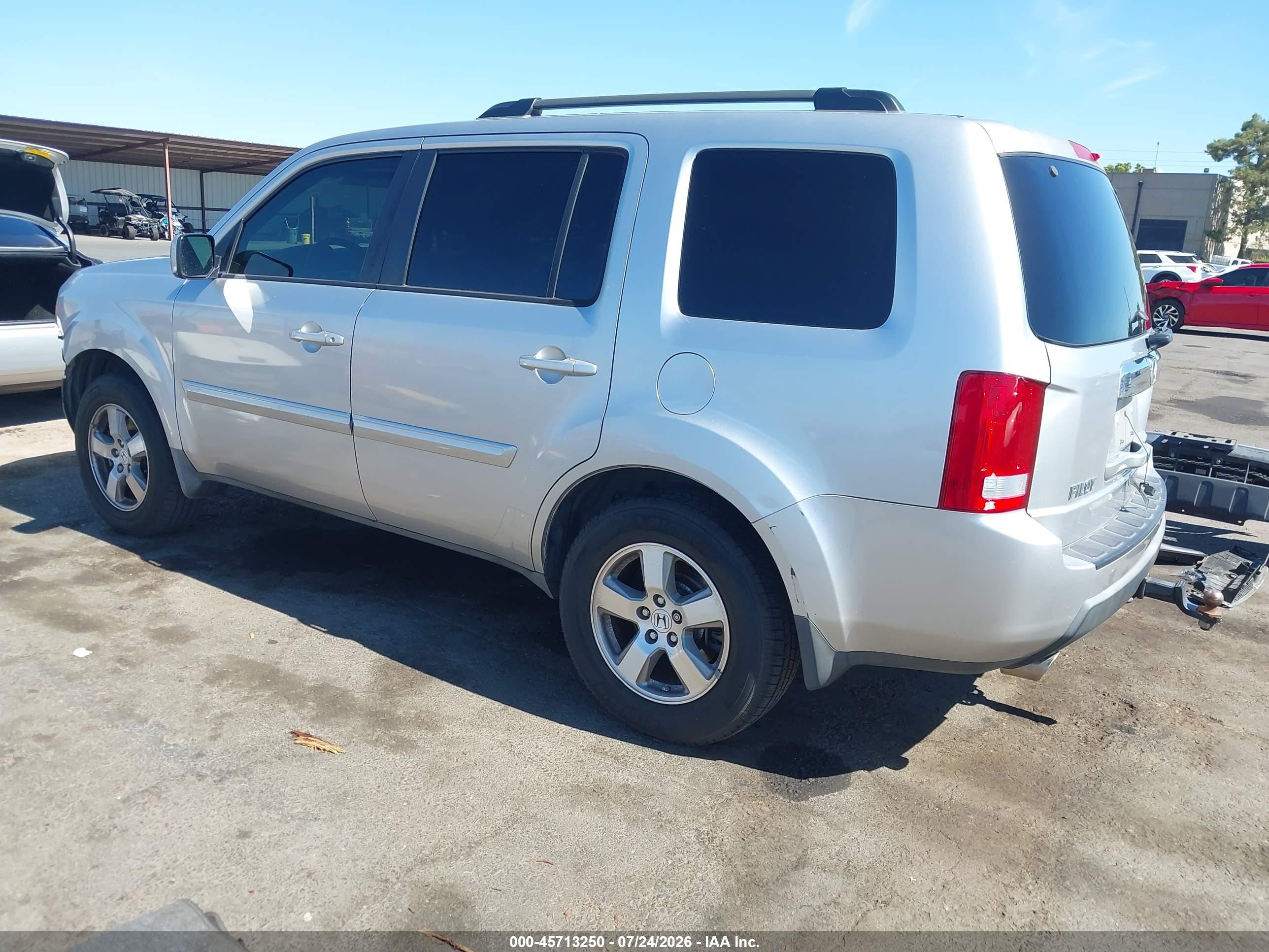2010 Honda Pilot Ex Silver vin: 5FNYF4H46AB032339