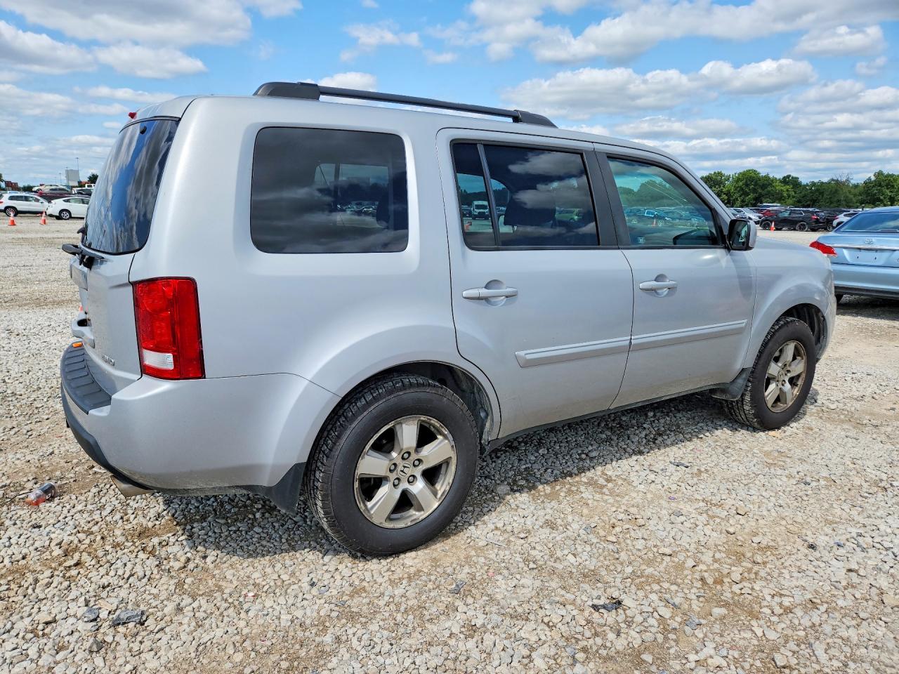 2010 Honda Pilot Ex Gray vin: 5FNYF4H46AB036763