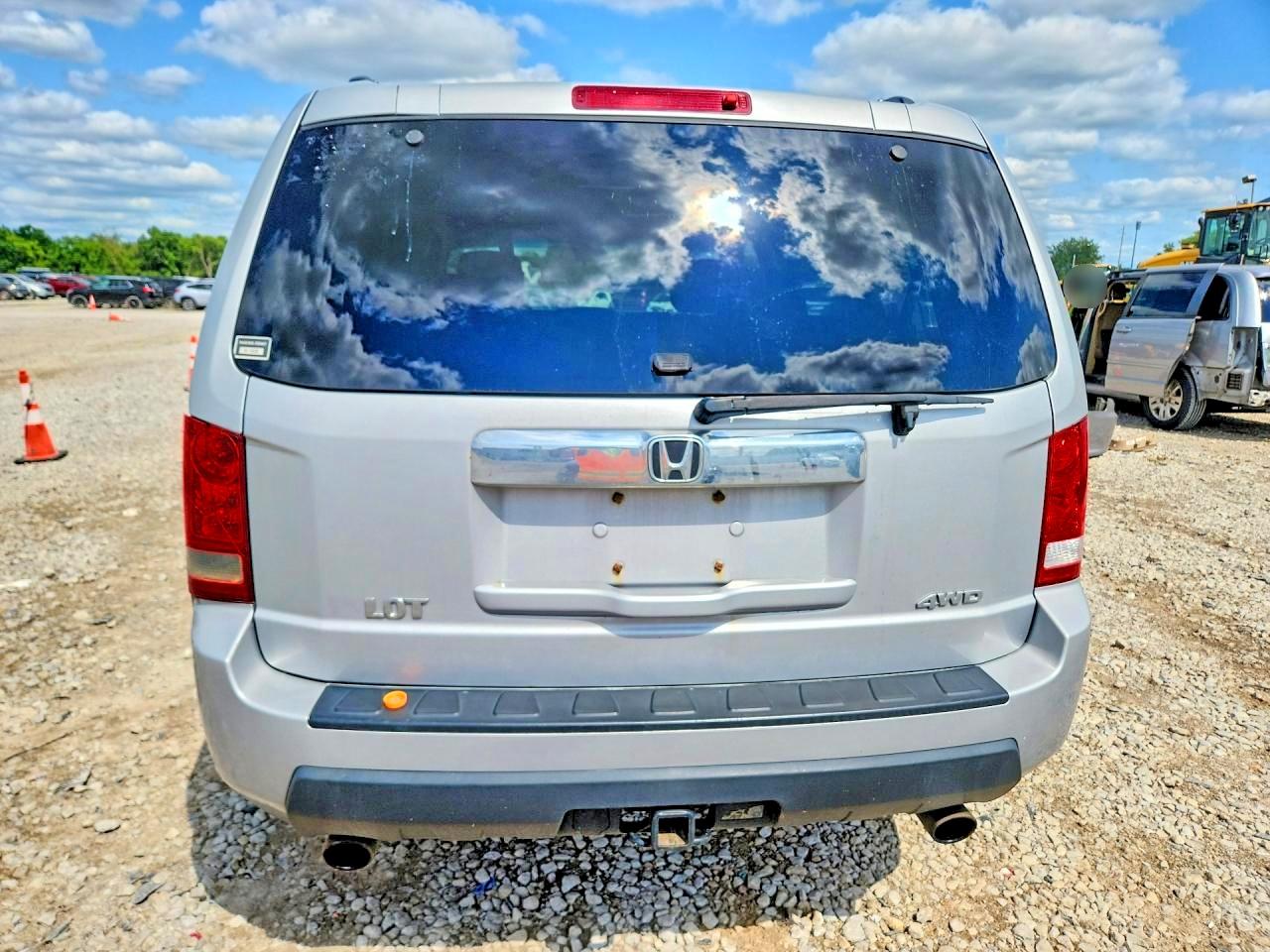 2010 Honda Pilot Ex Gray vin: 5FNYF4H46AB036763