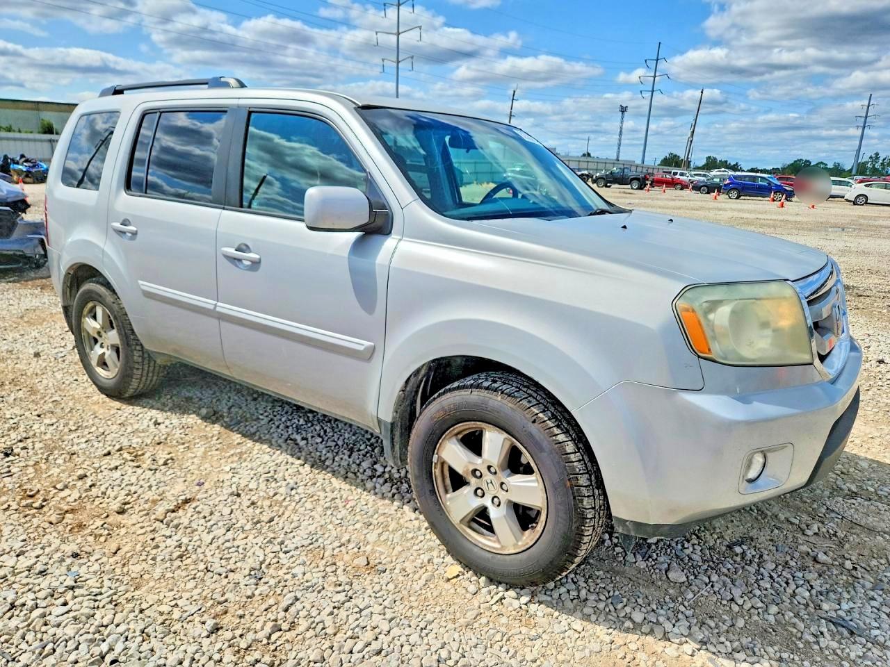 2010 Honda Pilot Ex Gray vin: 5FNYF4H46AB036763