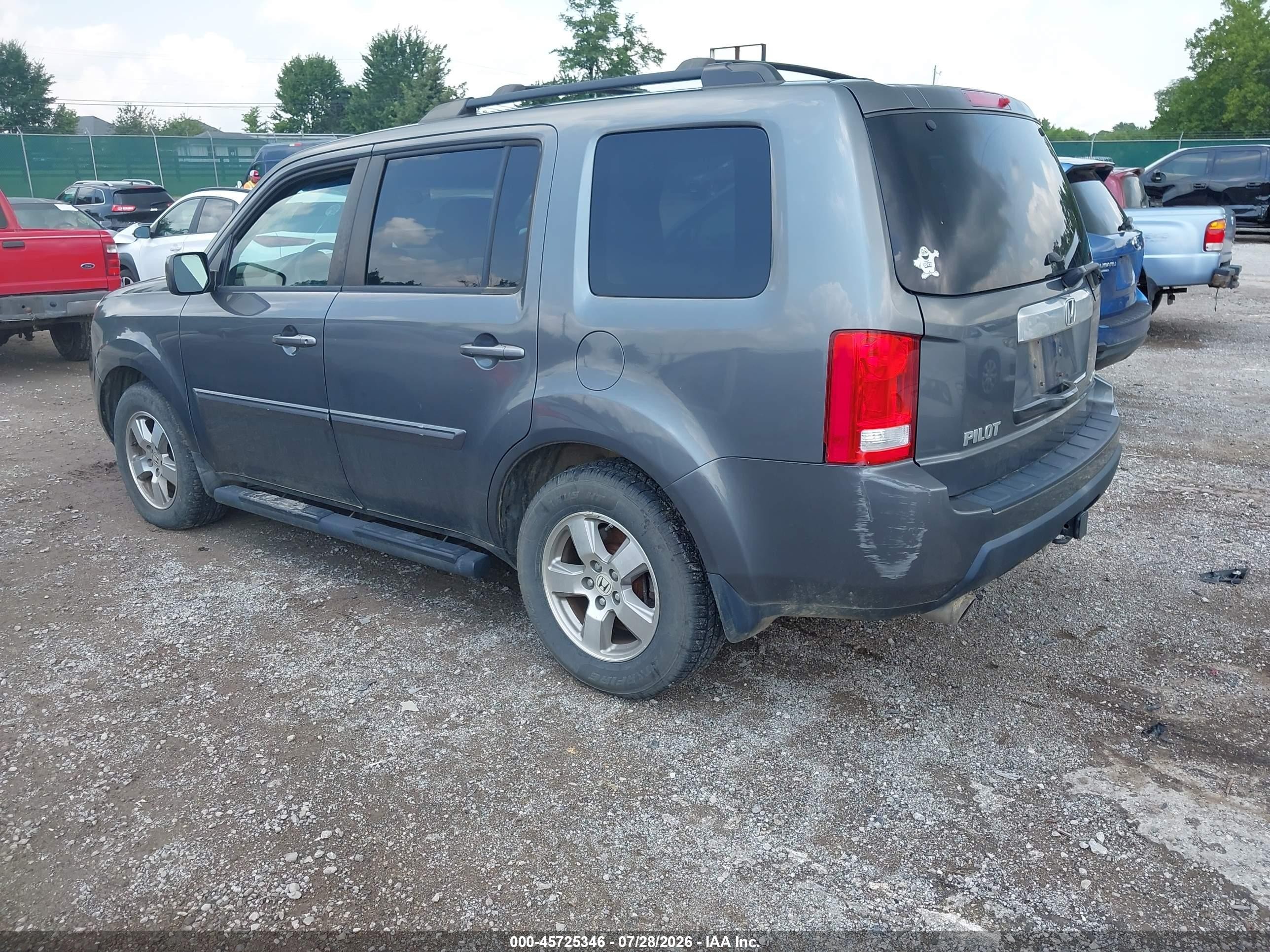 2011 Honda Pilot Ex Серый vin: 5FNYF4H46BB013453