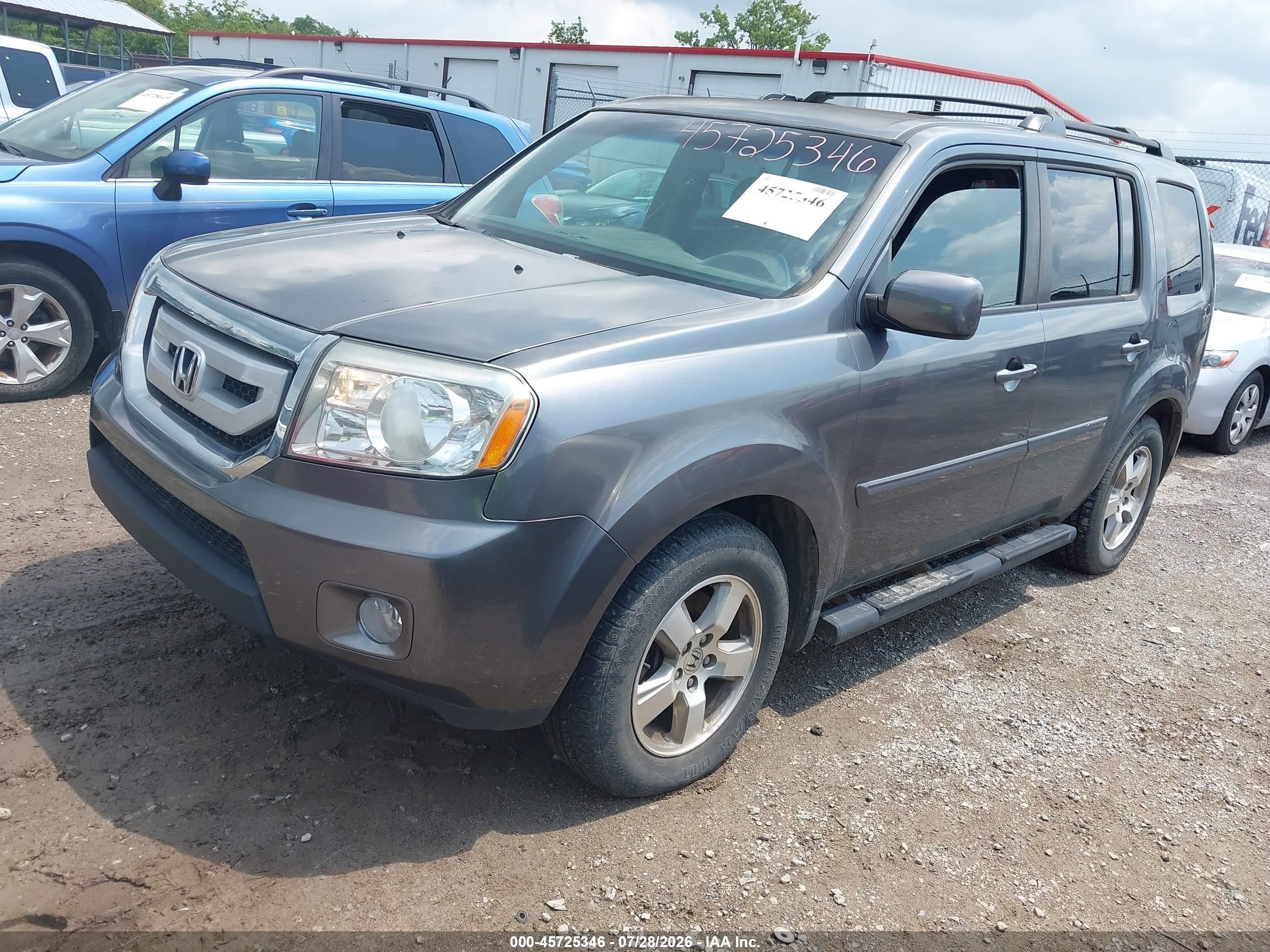 2011 Honda Pilot Ex Серый vin: 5FNYF4H46BB013453